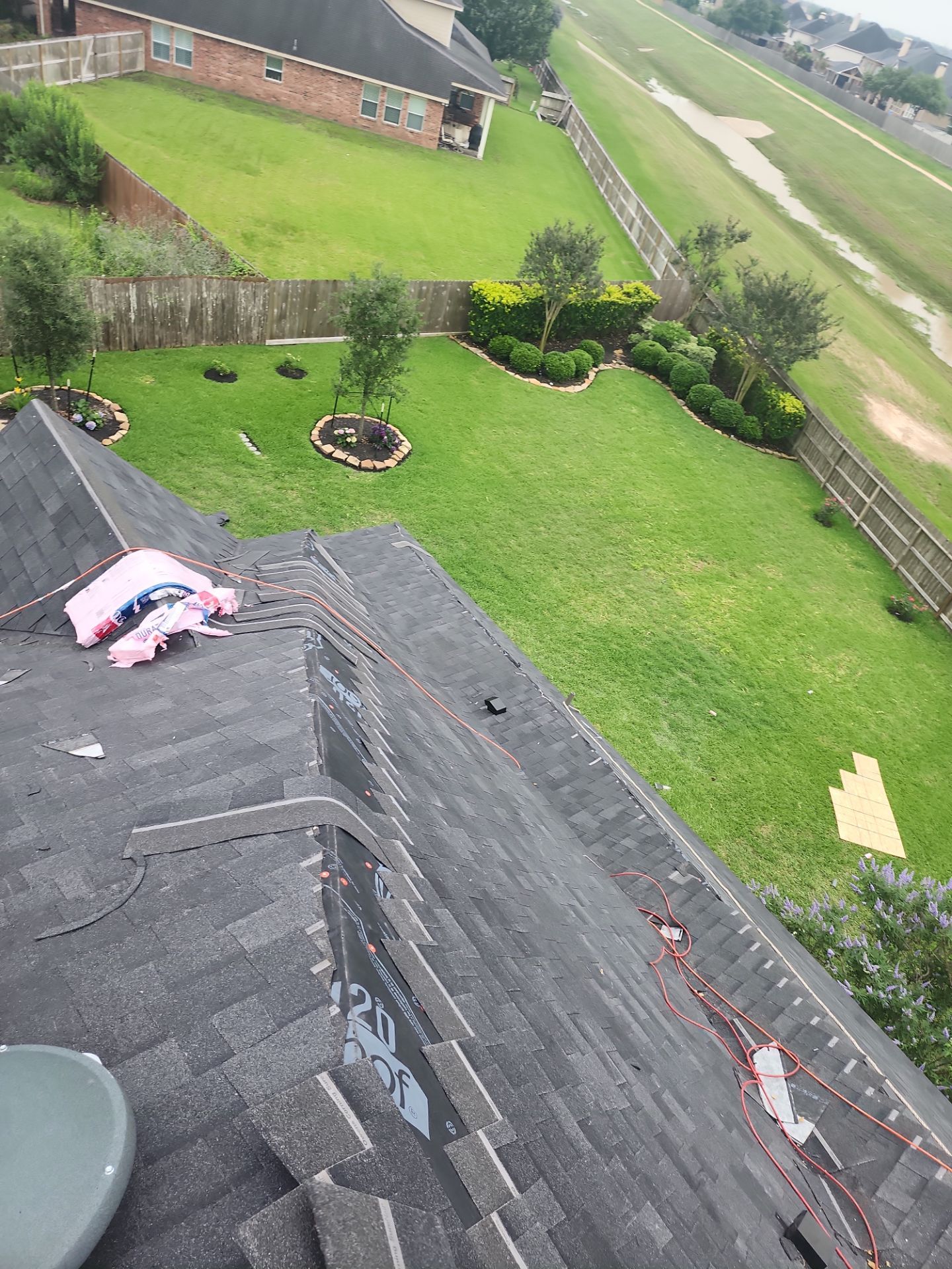 Residential Roofing Installation using Owen's Corning Duration (Lifetime) Shingles by Roof Repair Company