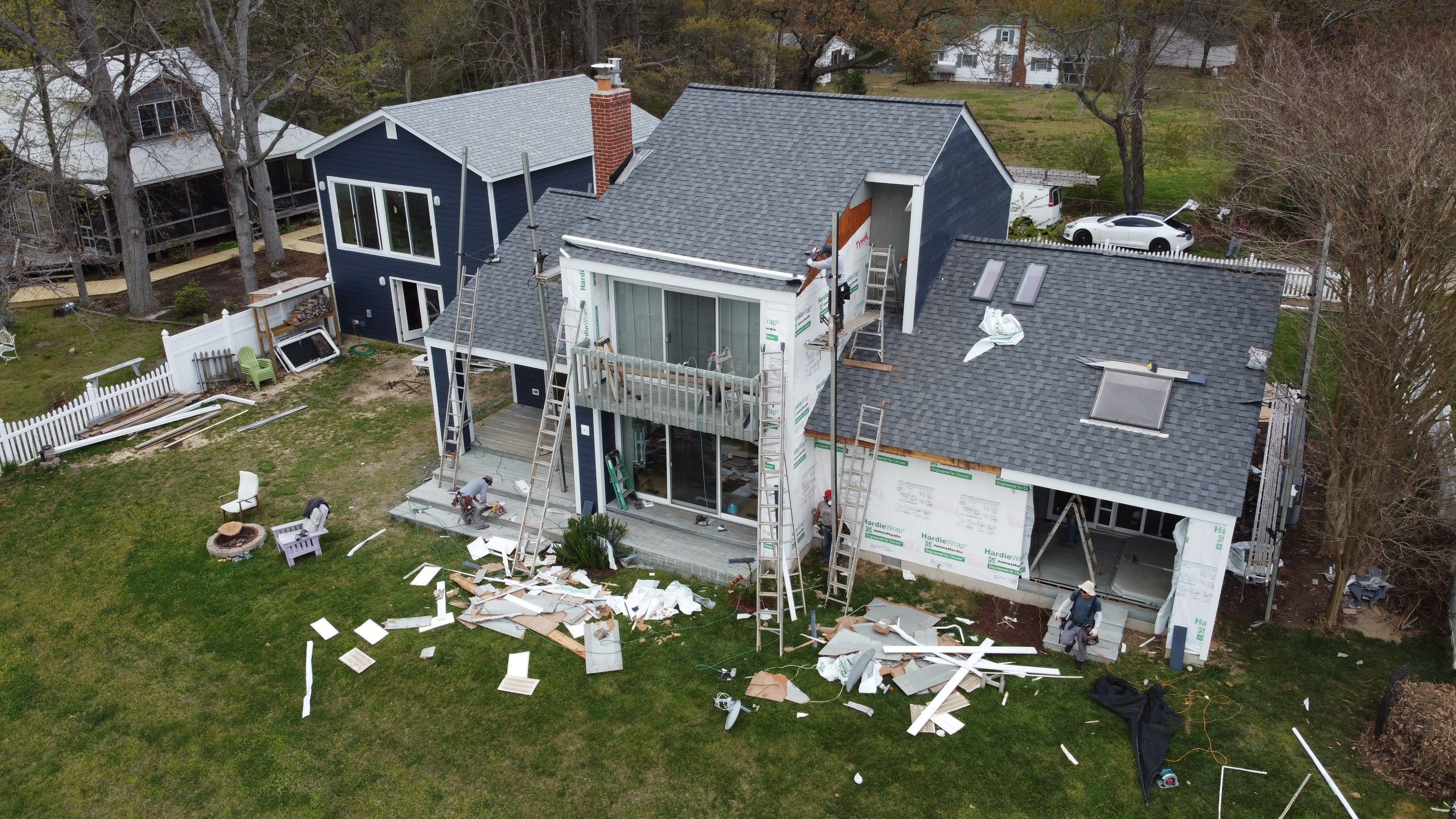 Siding replacement using James Hardie Siding by Window Depot of Annapolis