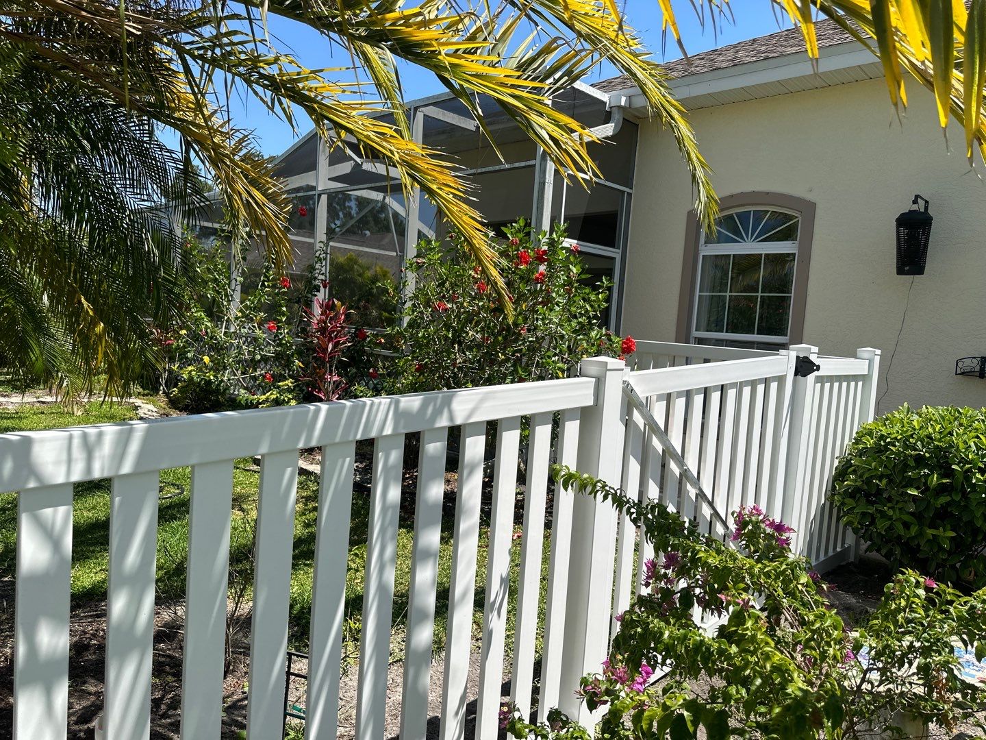 White Vinyl Picket Fence using 4Ft White Vinyl Picket Fence by Asap fence and gates, LLC