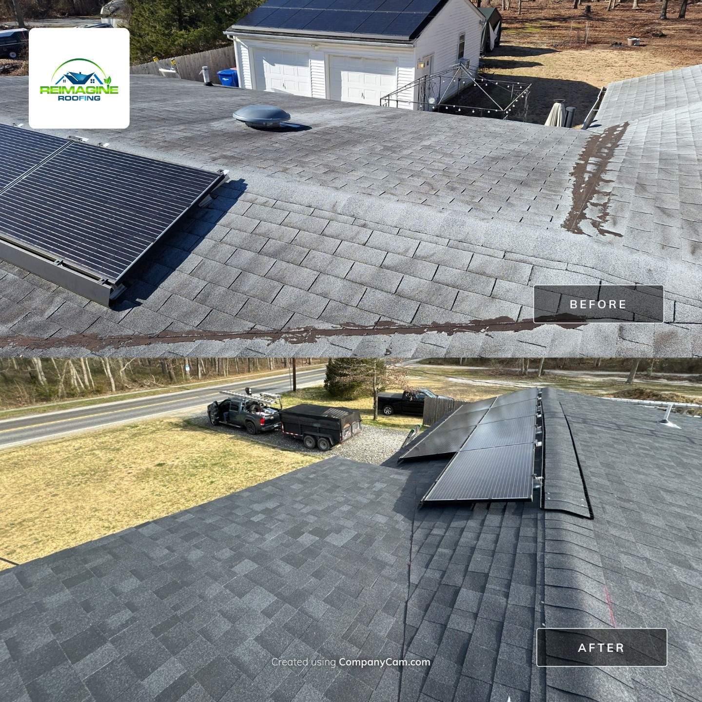 Onyx Black Shingles by Reimagine Roofing