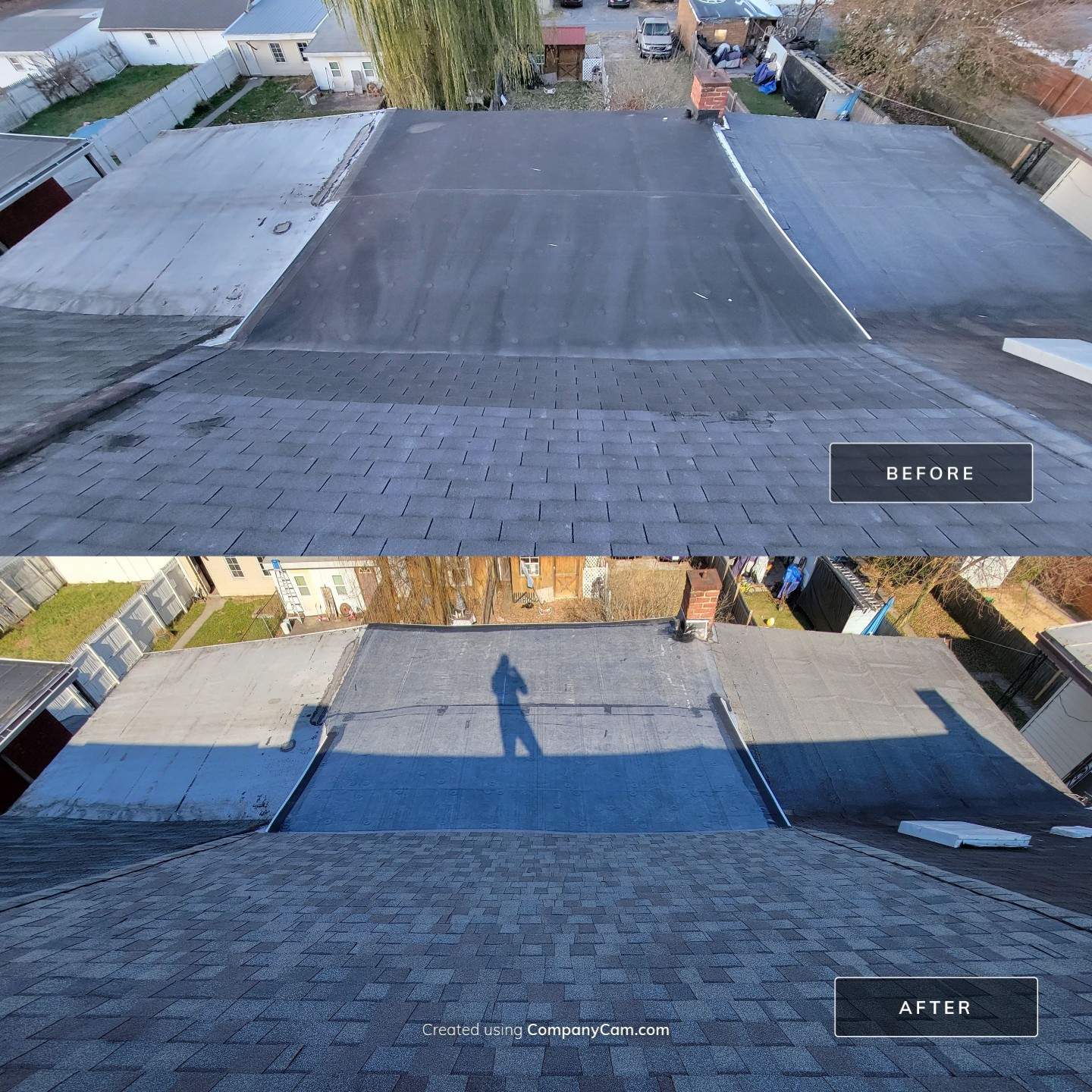  Asphalt Shingles and EPDM Rubber in downtown Lebanon PA by Roof Ninja LLC 