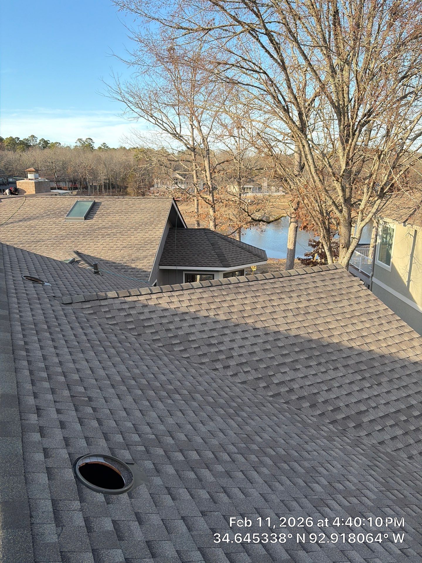 GAF Timberline HDZ Shingle Roof Installation in Hot Springs Village by Temple Roofing and Exteriors