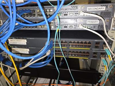 Structured cabling installation by CimaSolutions