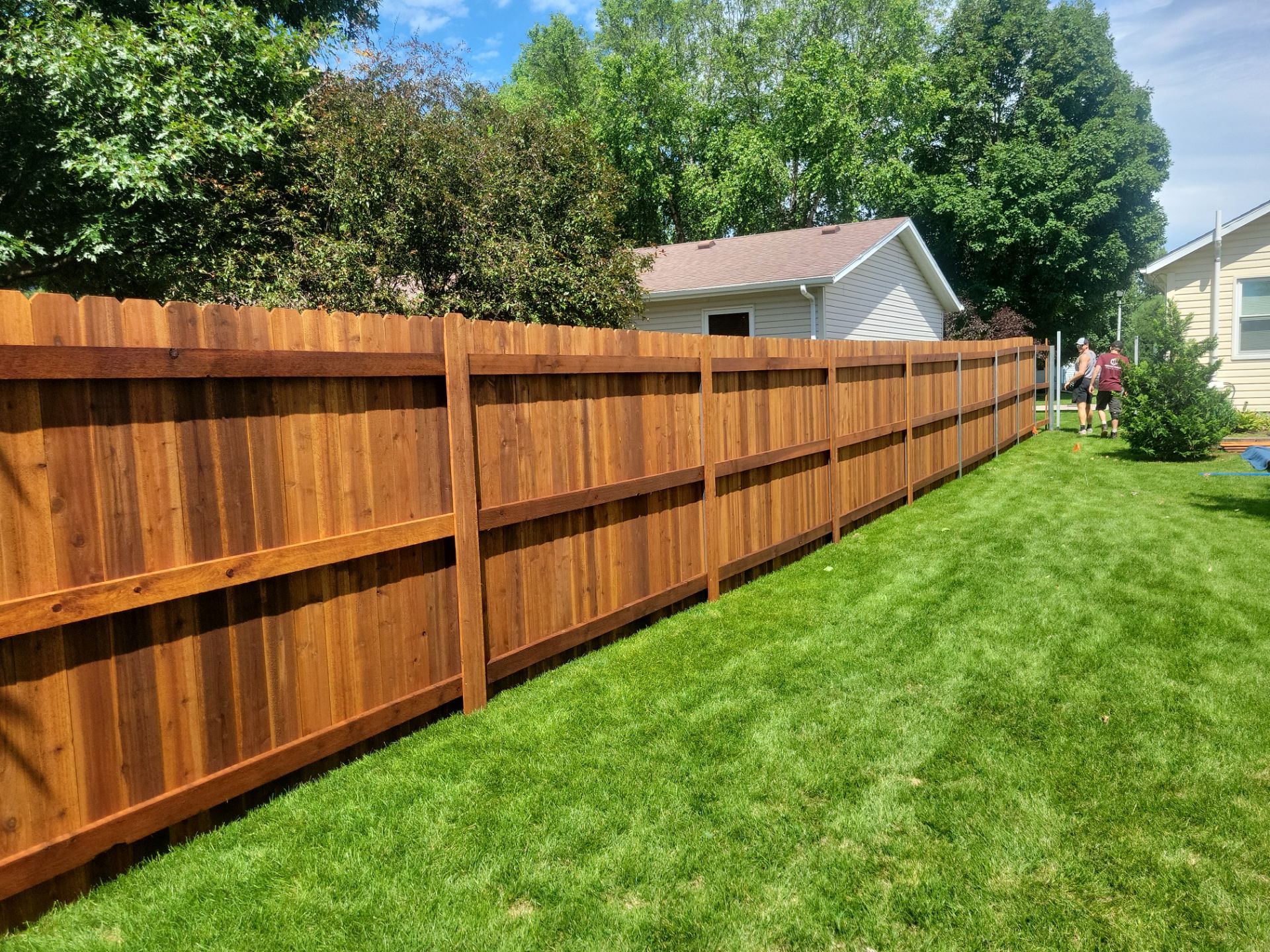 Project in Janesville by Perfect Picket Fence and Stain