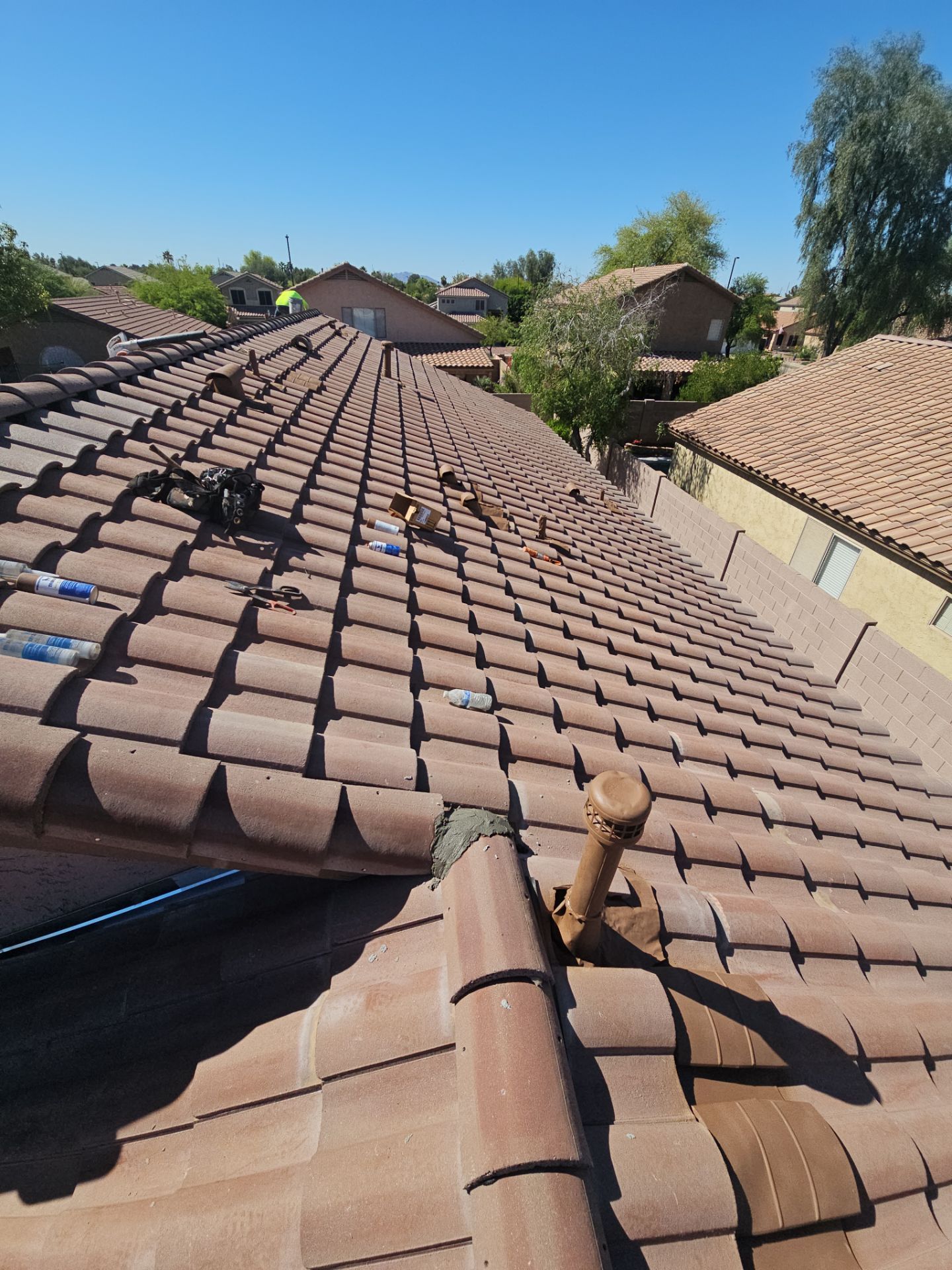Concrete Tile Refelt by Weather-Tite Exteriors LLC