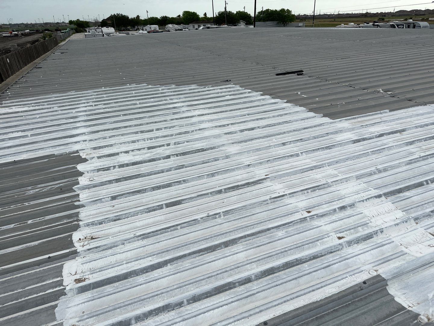 Commercial Roofing Repair using Coating Roof Repair by Galvan Roofing and Construction
