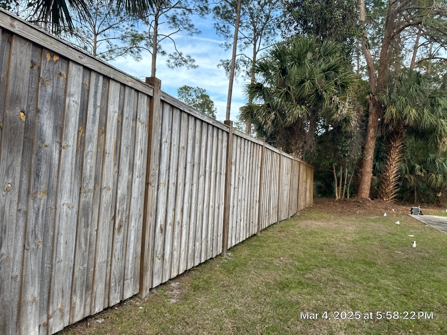 Weathered Fence using Wood Sealant by DuraSeal