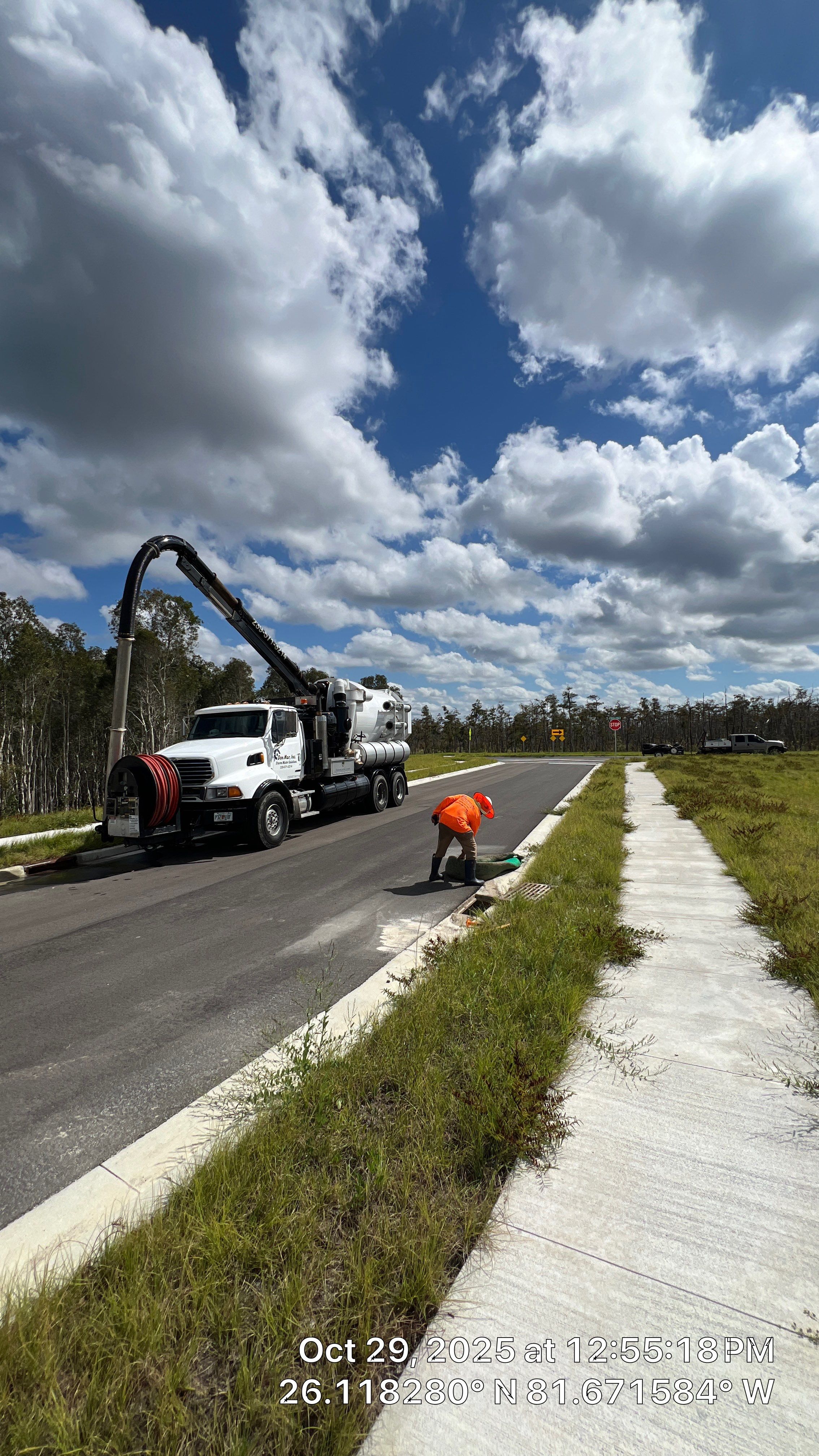 New Construction Road off Rattlesnake in Naples by Don Mar, Inc. Storm Water Solutions