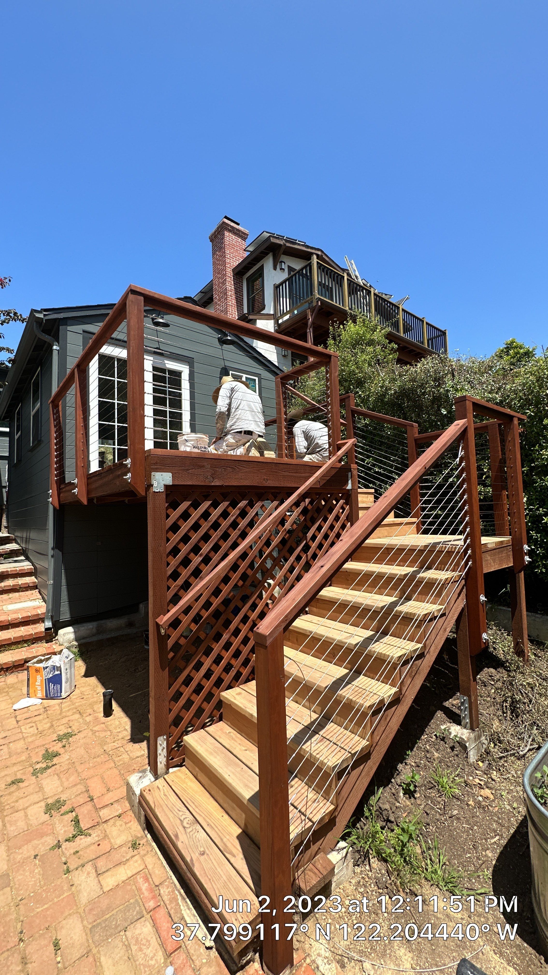 Deck Refinish  by Herrera’s Bay Area Painting inc.