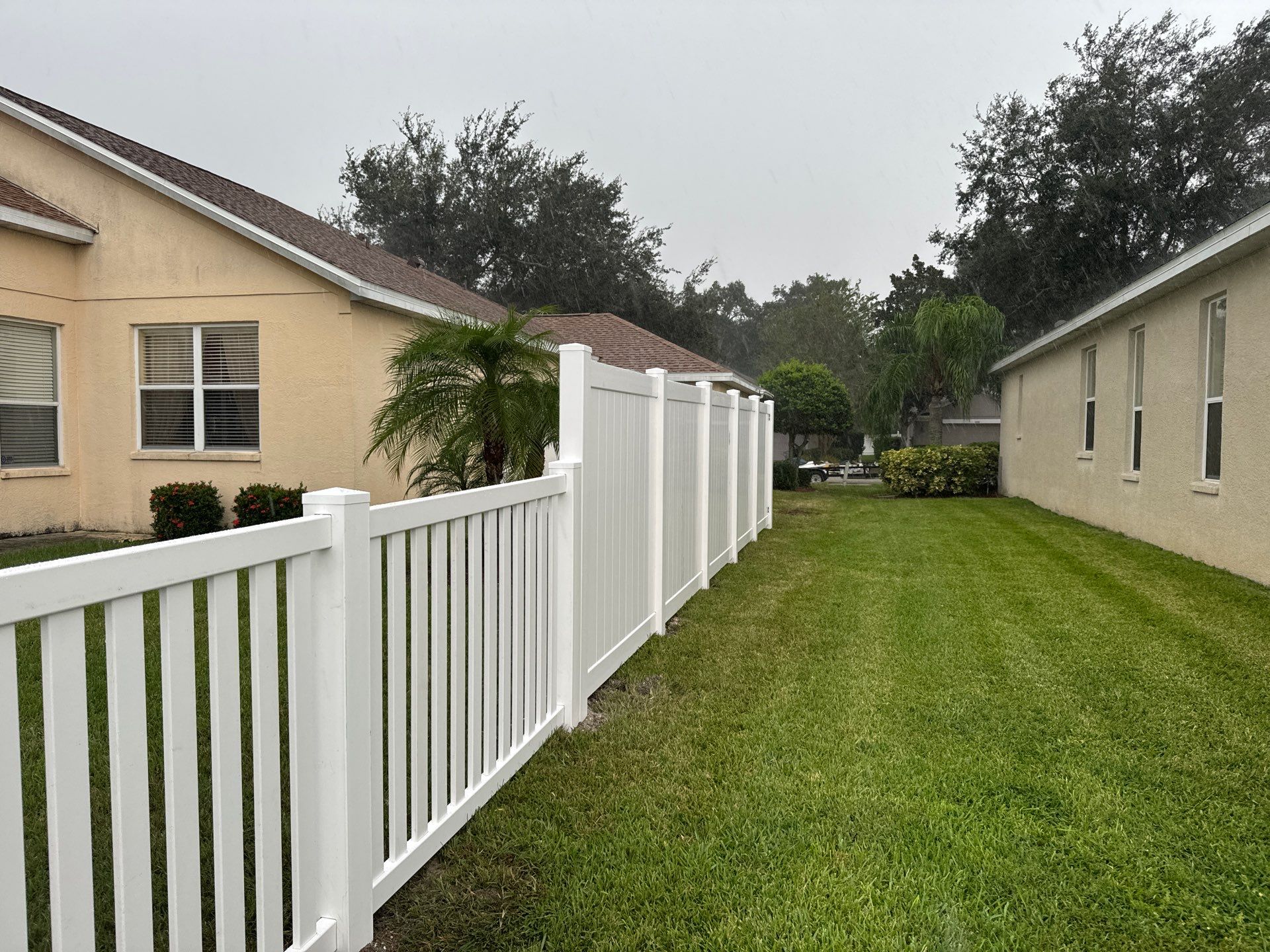 Vinyl Fence Installation using 6Ft White Vinyl Privacy and Picket Fence by Asap fence and gates, LLC