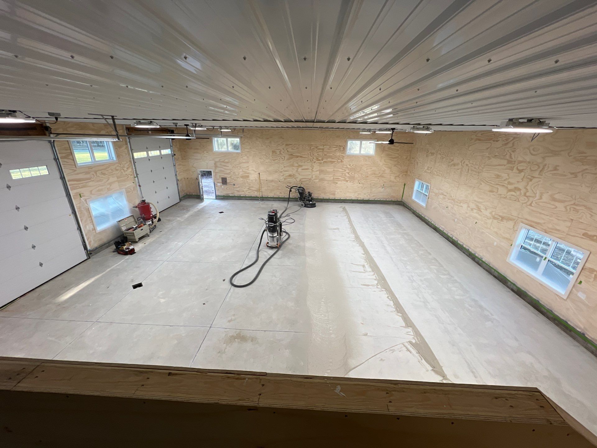 Pole Barn Concrete Polish! by Gordon Painting