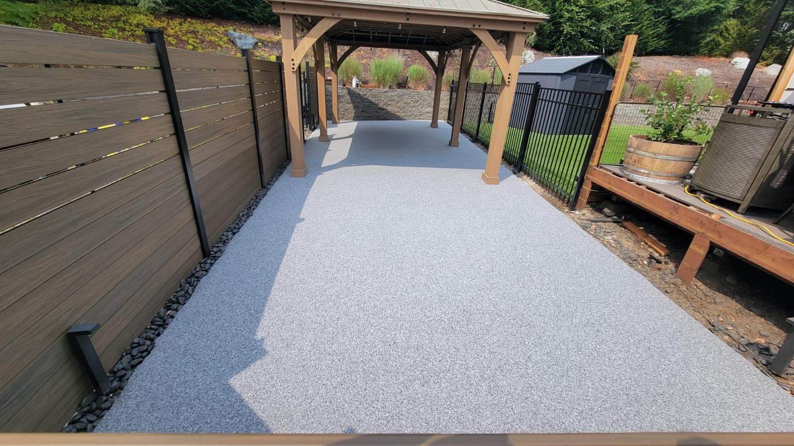 Patio Vuba Mac with Vuba topper Poseidon by Concrete Coating Experts Inc.