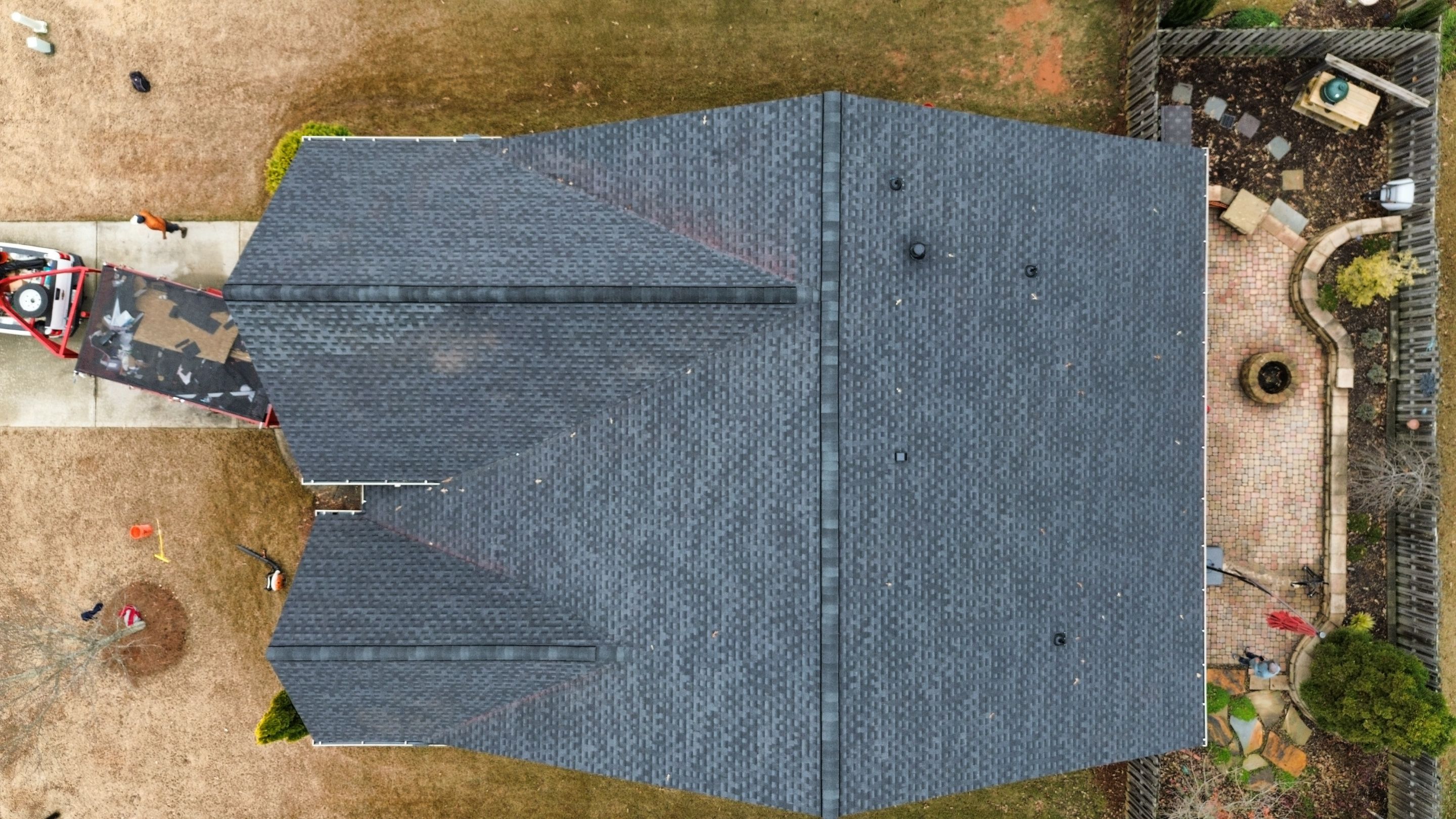 Cumming, GA Roof Replacement GAF Timberline HDZ Charcoal by Reset Roofing