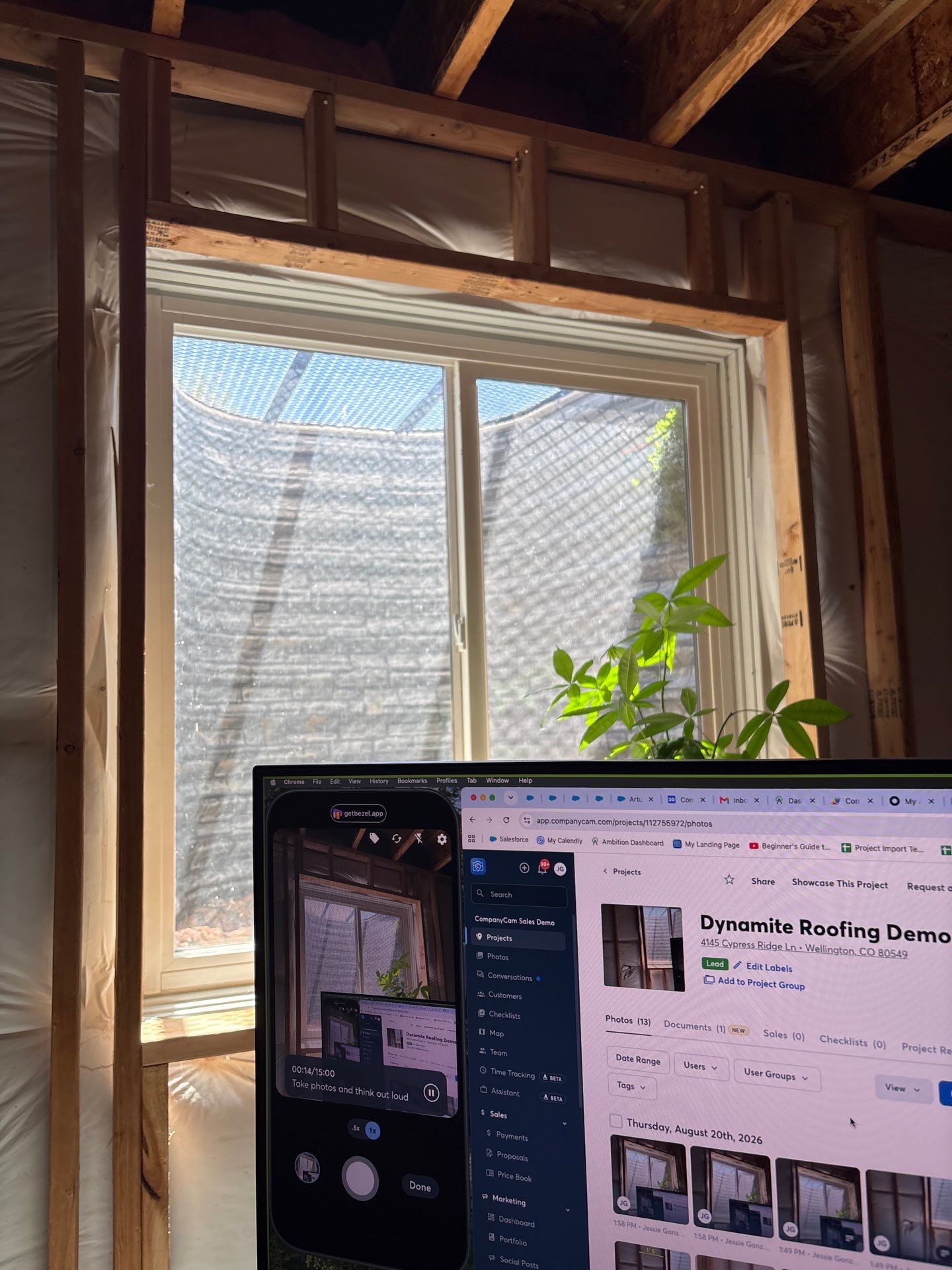 Wellington Basement Framing and Thermal Vapor Barrier Installation by CompanyCam Sales Demo