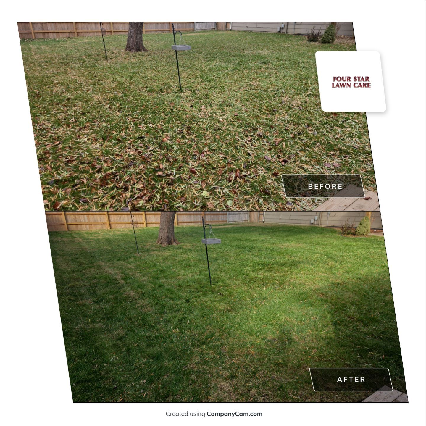 Project in Augusta by Four Star Lawn Care