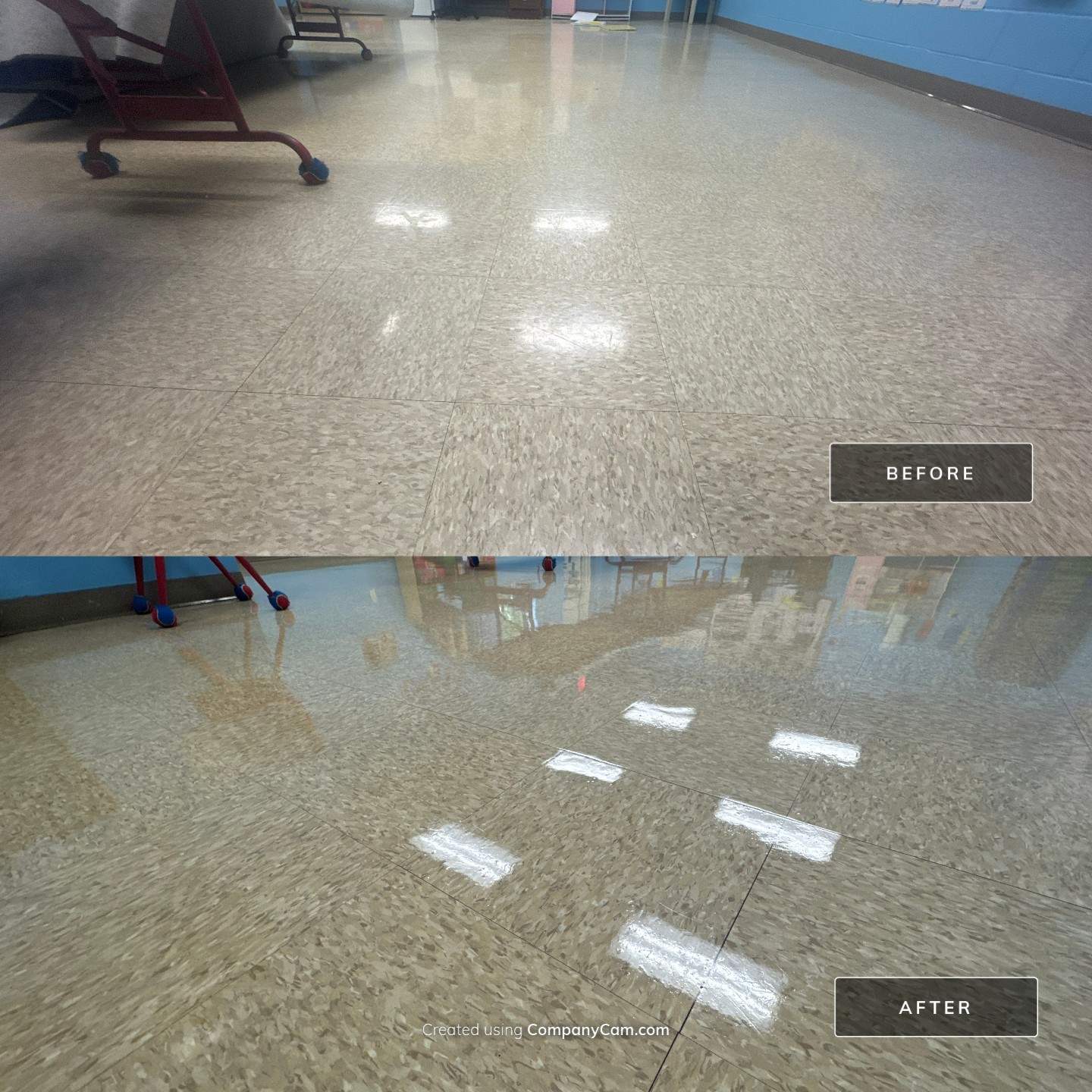 Kingdom Kids Daycare - Floor Strip & Re-wax by Mr. Mister Power Washing