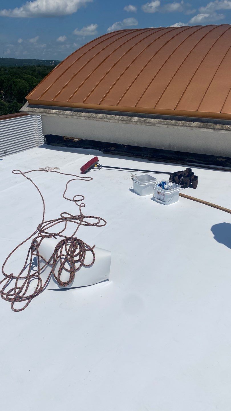 TPO Project in McAlester by Decor Roofing & Restoration