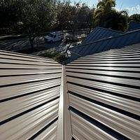 24ga 1.5" Mechanical Seam Buckskin  by Total Roofing System The Metal Roof Experts