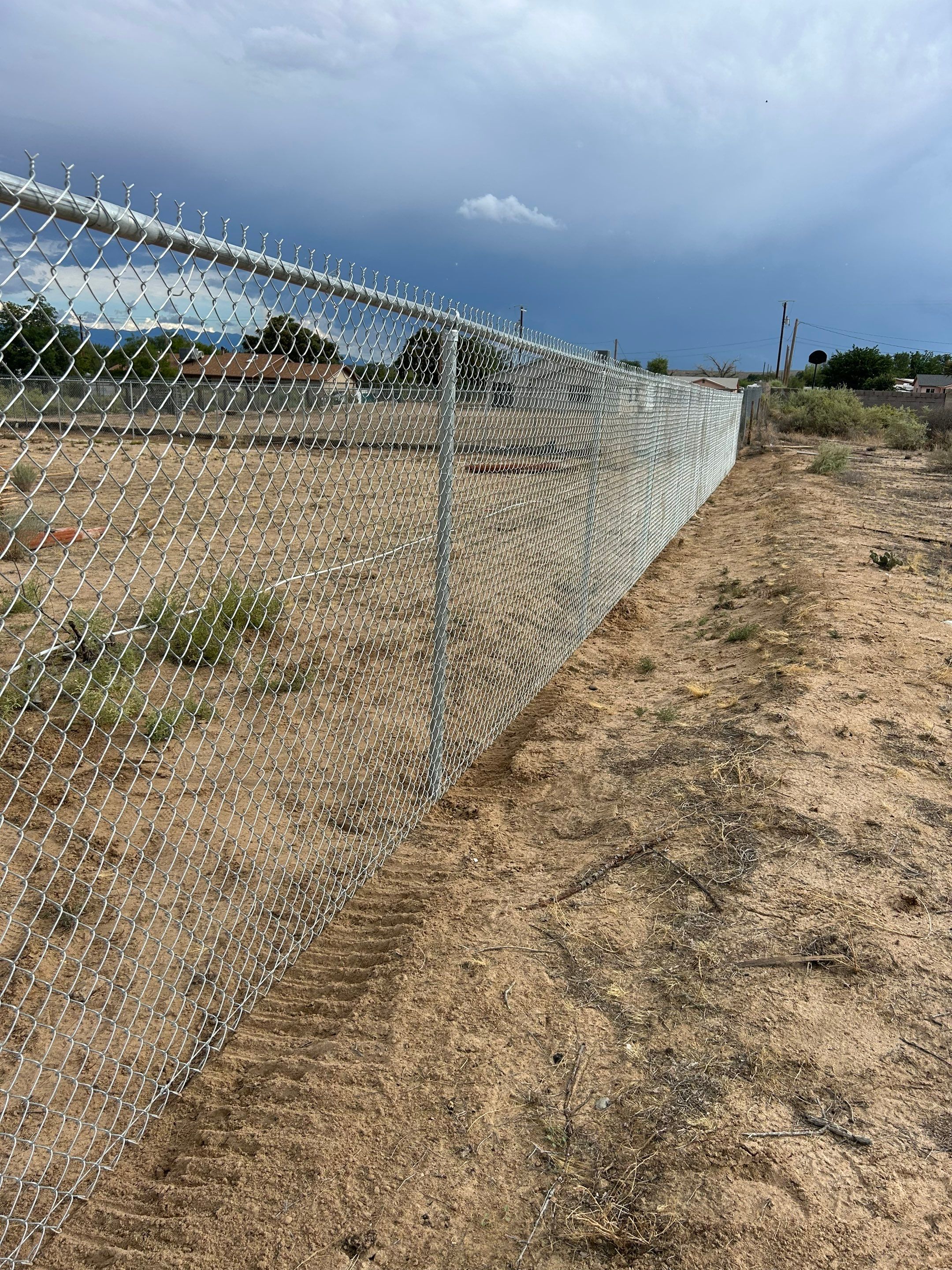 Residential using 6' Chain link by Valley Fence Company