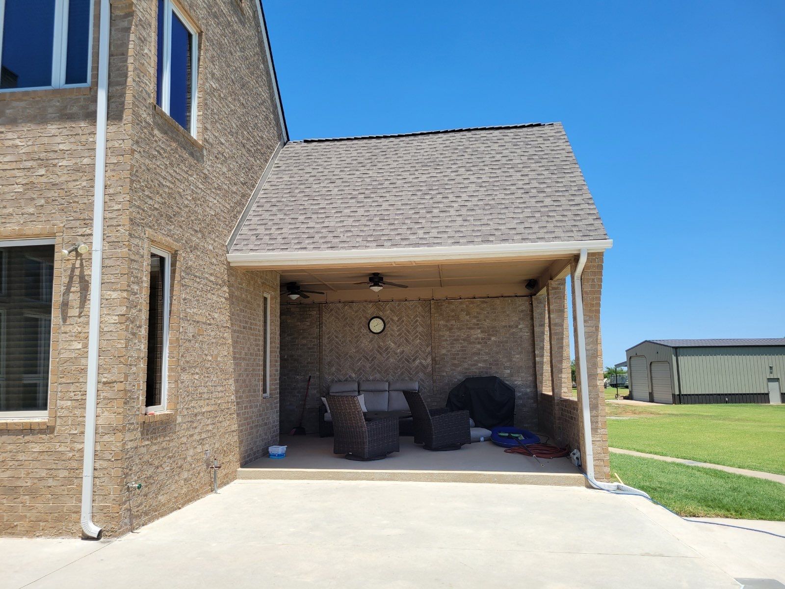 Roof Replacement and Gutter Installation in Edmond, OK by McCann's Roofing and Construction