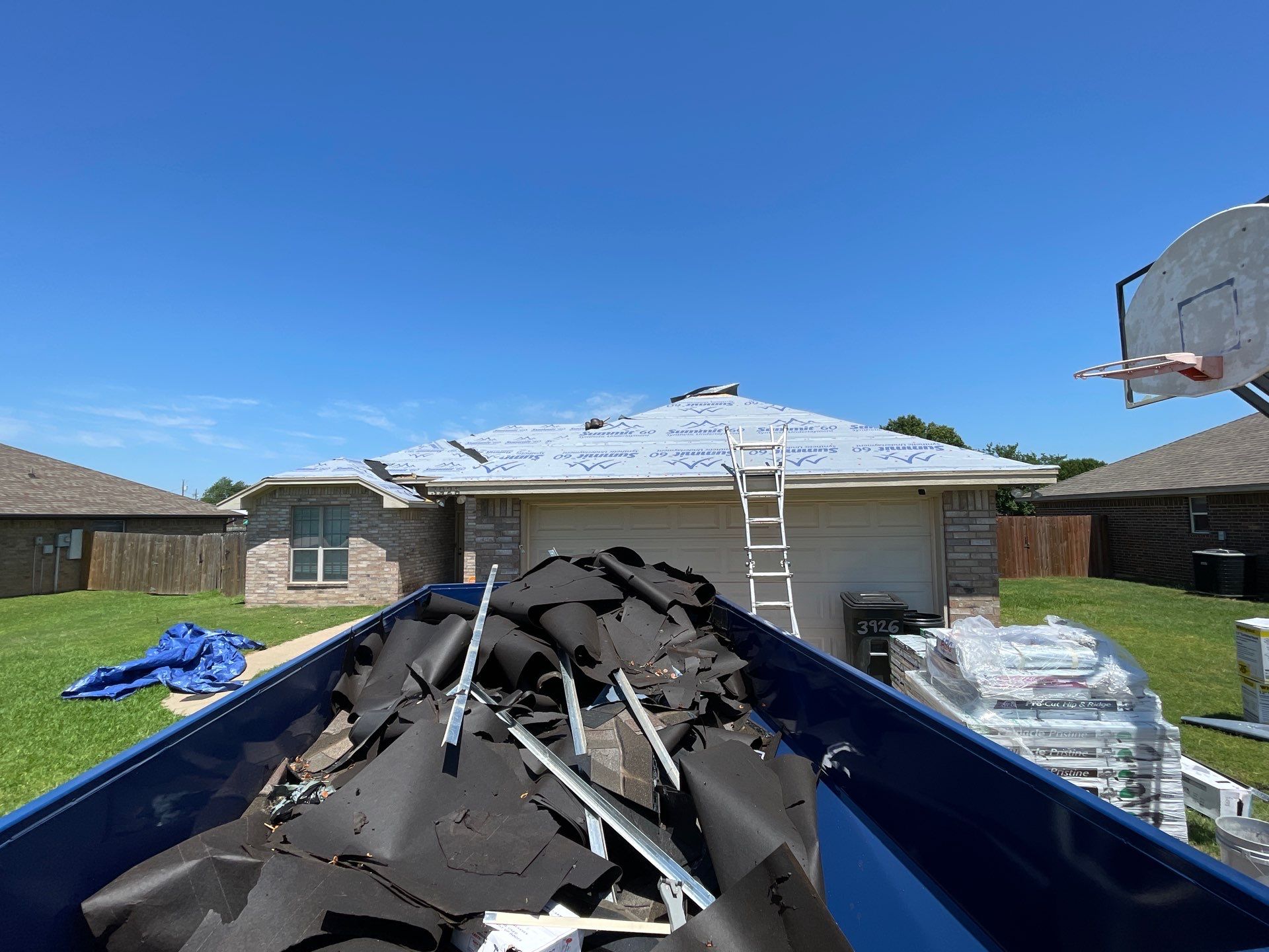 Residential Roofing Installation using ATLAS Pinnacle Pristine Shingles by Harvey Roofing & Construction