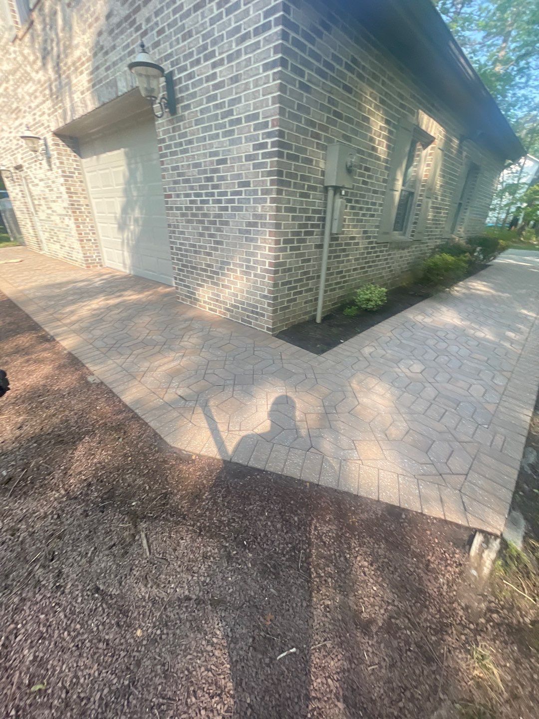 Pavers Cleaned, Garage and Concrete walls by SJ Exterior