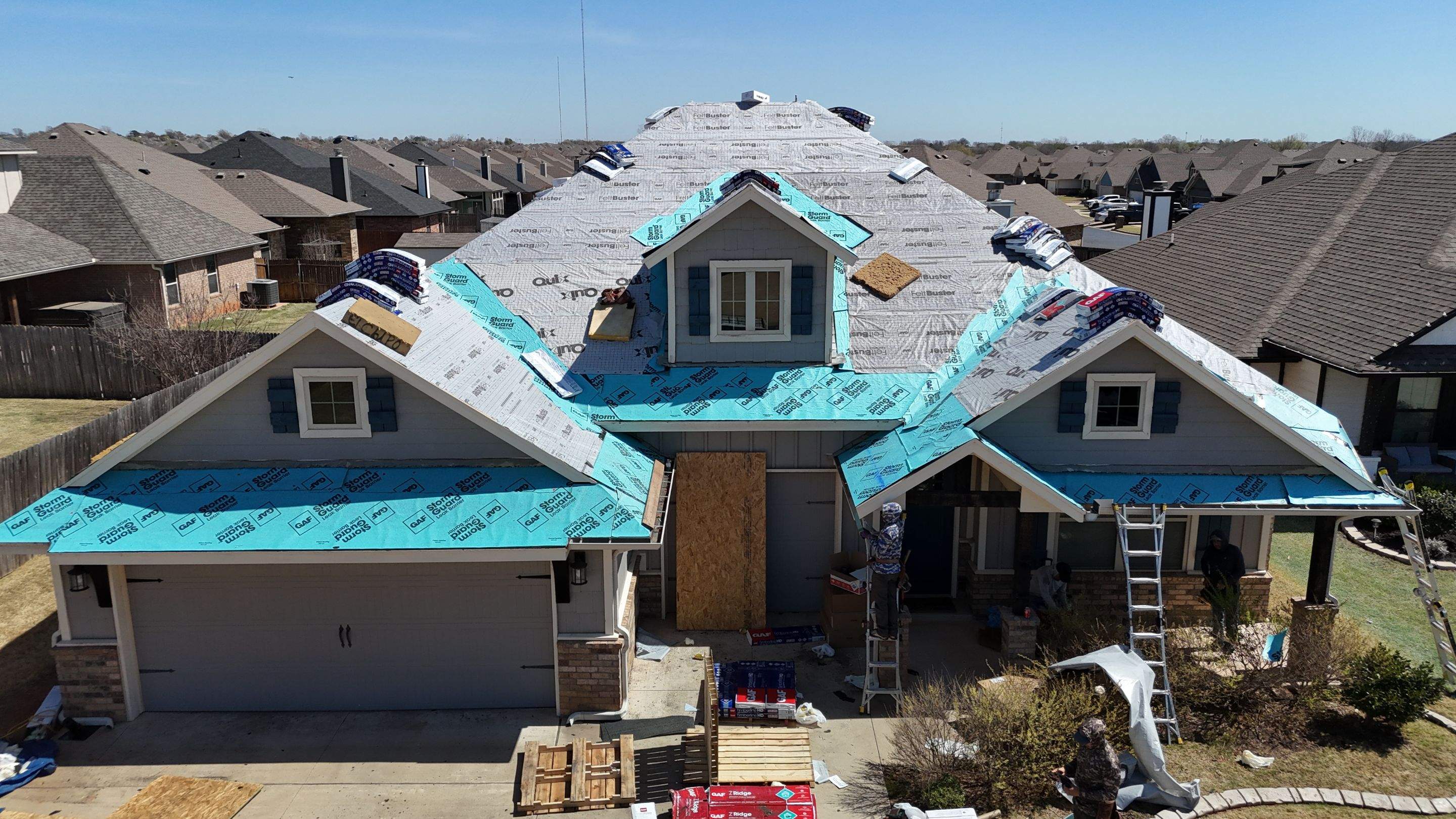 Total Home Transformation - Roof, Fence, Gutters & Paint - Oklahoma City, OK by 5Coat Roofing & Construction