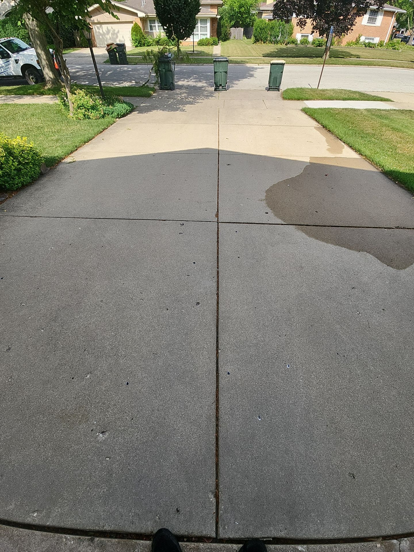 Brick paver cleaning  by Northern Power Washing LLC.