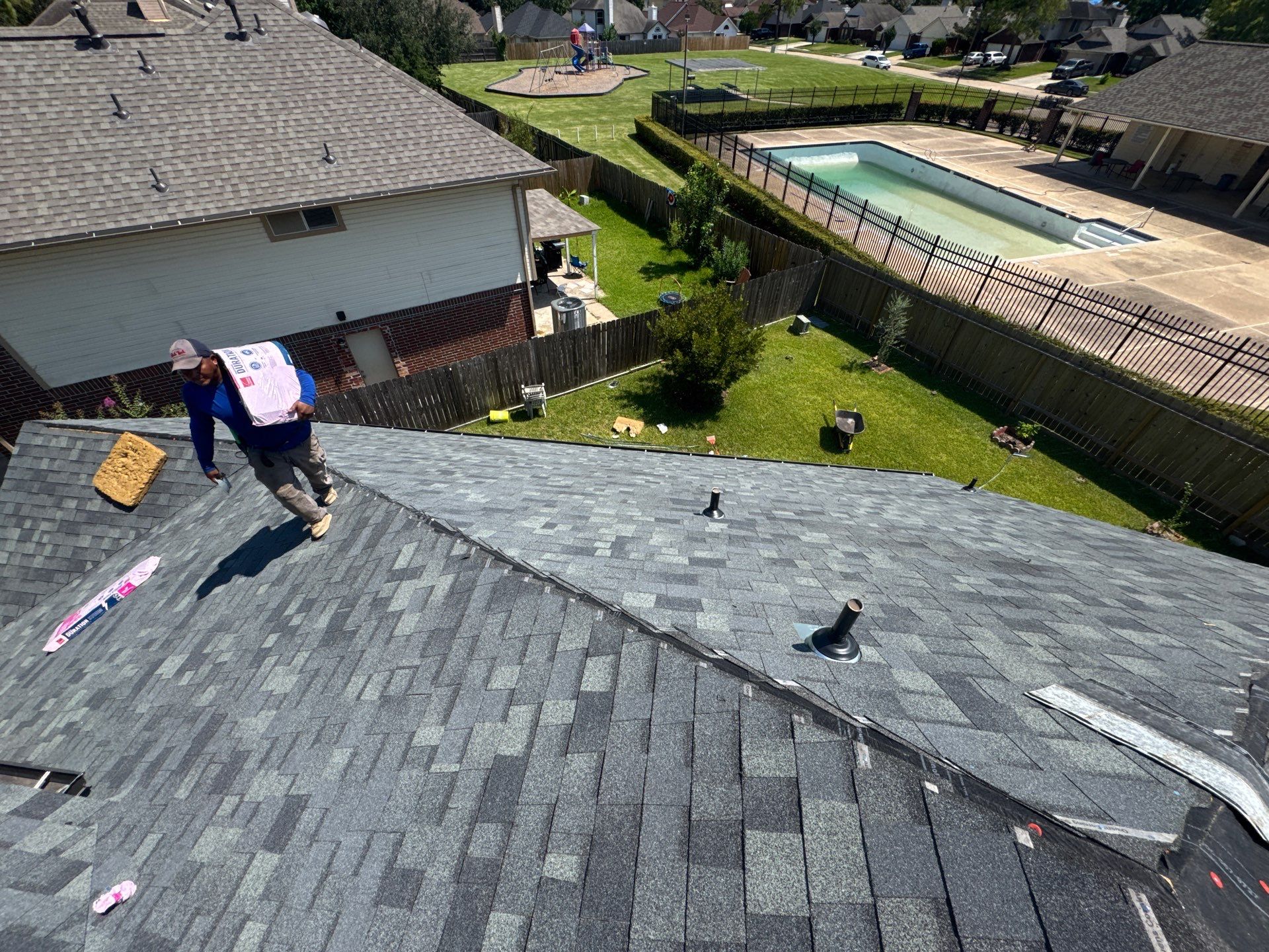 Residential Asphalt Shingle Roof Replacement in Houston, Texas by Onit Roofing LLC