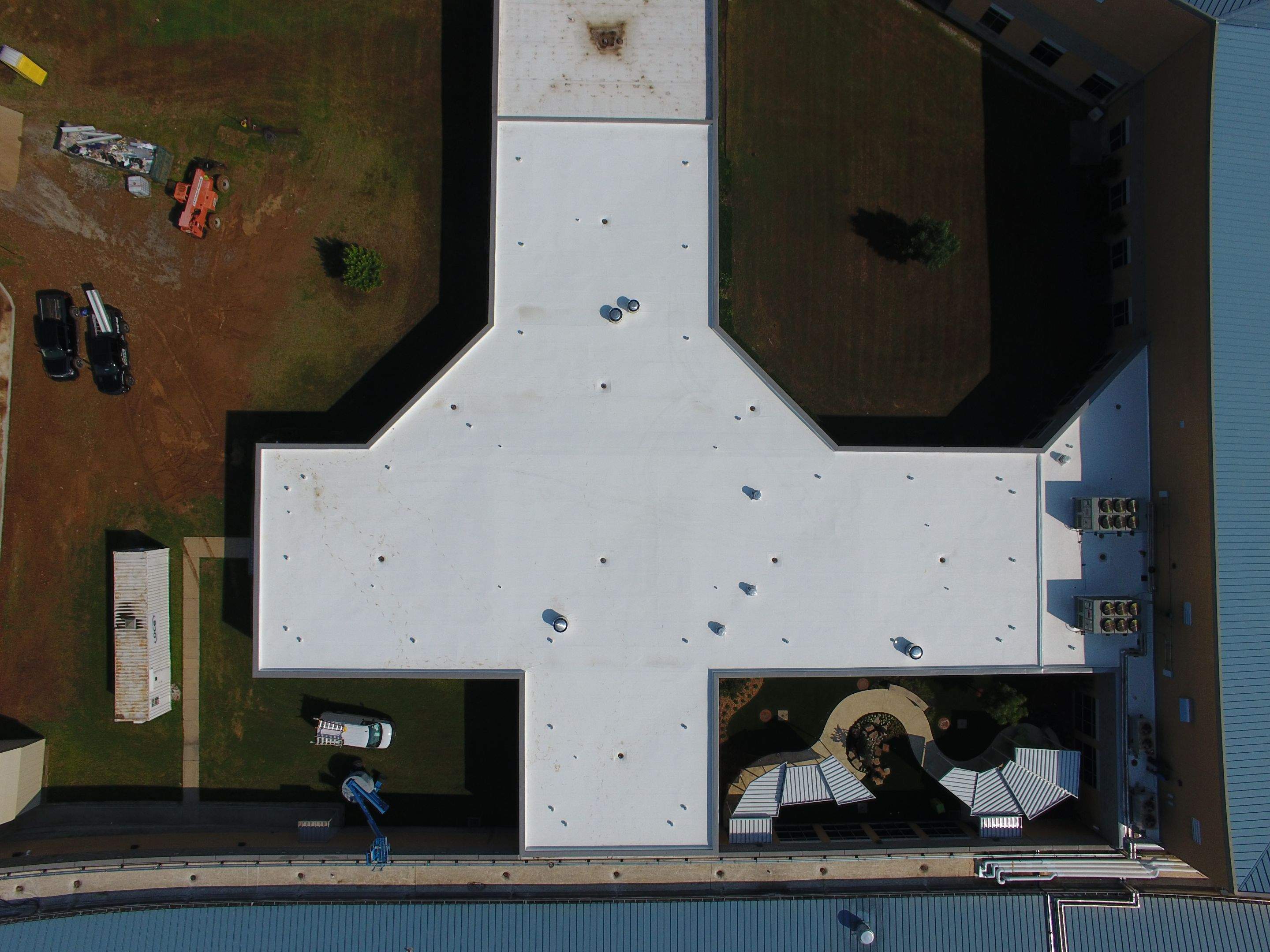 Choctaw Nation Hospital - Med Surg Building by Hostetler Roofing