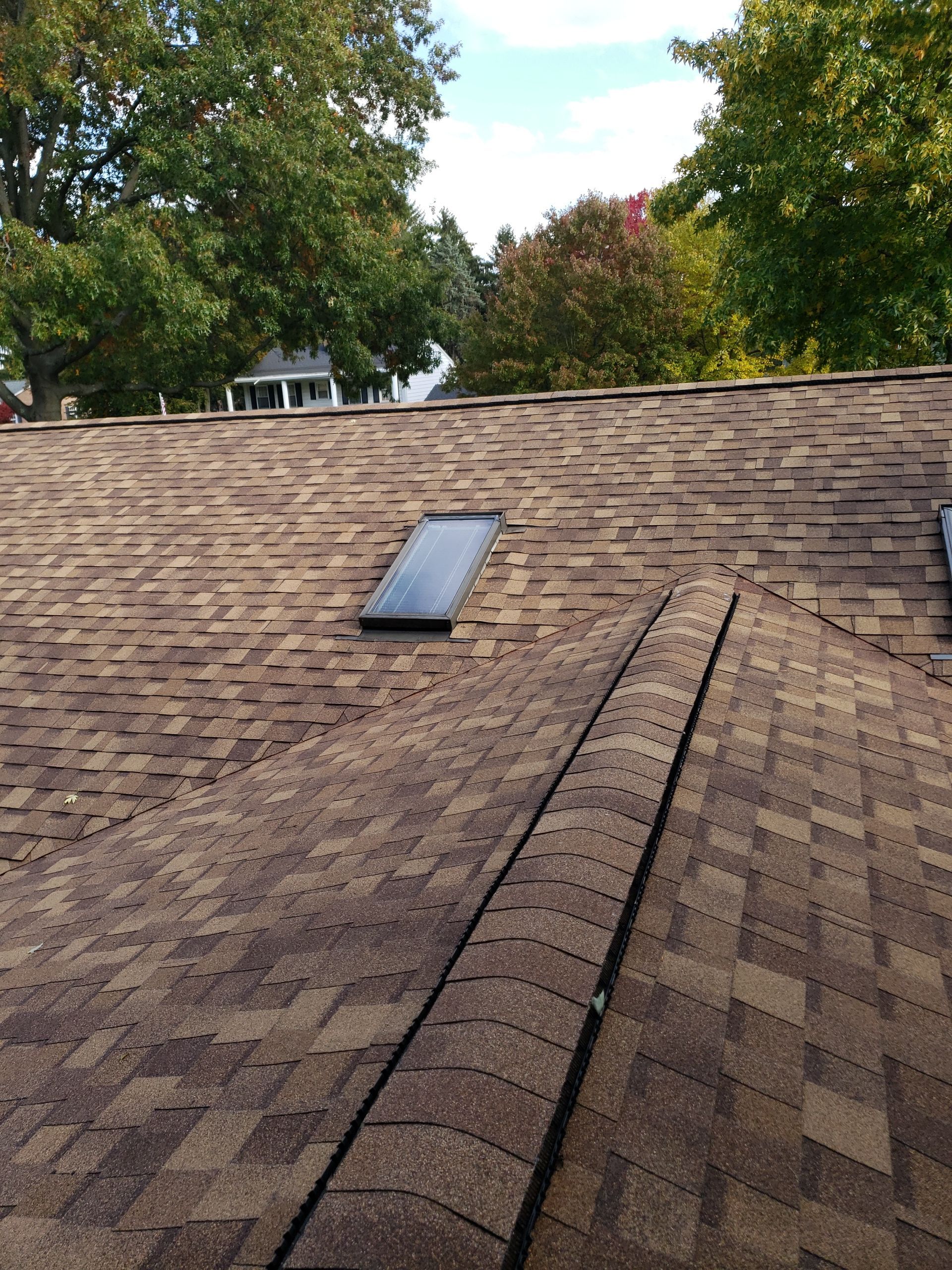ATLAS PINNACLE COLOR: MORNING HARVEST DRIP EDGE: MUSKET BROWN by Eagle Eye Roofing