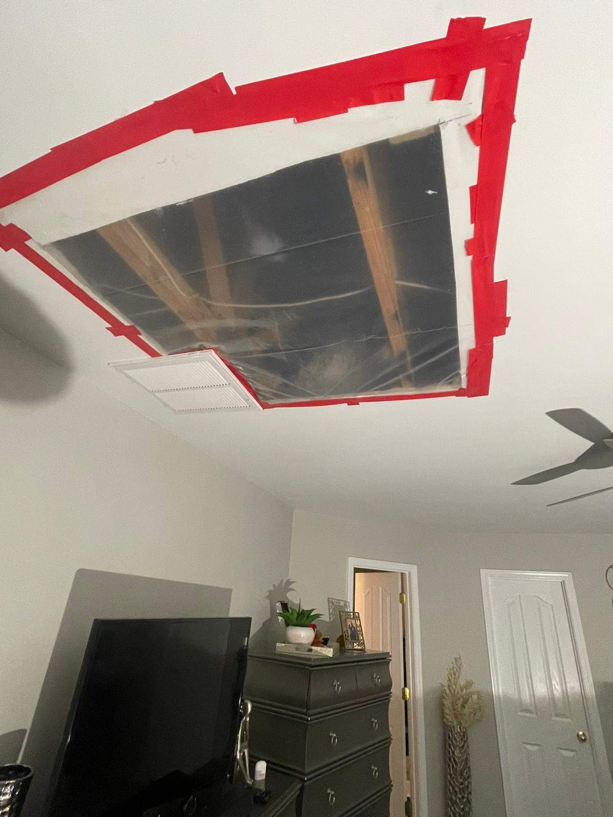 Roof and gutter replacement and interior repair by hail and wind damage by Just Brilliant Restoration JBR