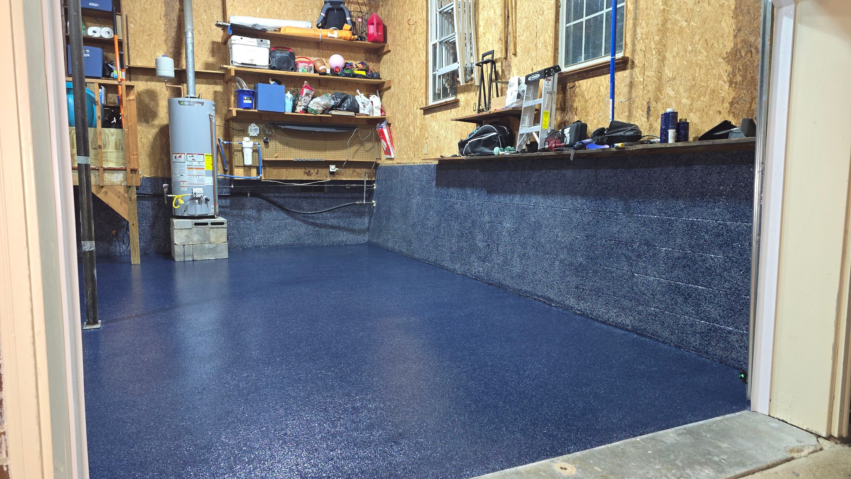 Garage using Navy by Elite Floor Solutions
