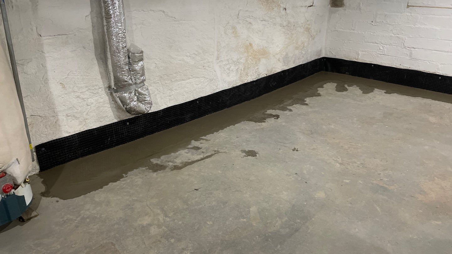 Interior Drain Tile & Wall Drainage in Northeast Minneapolis by Waterproofing Northeast