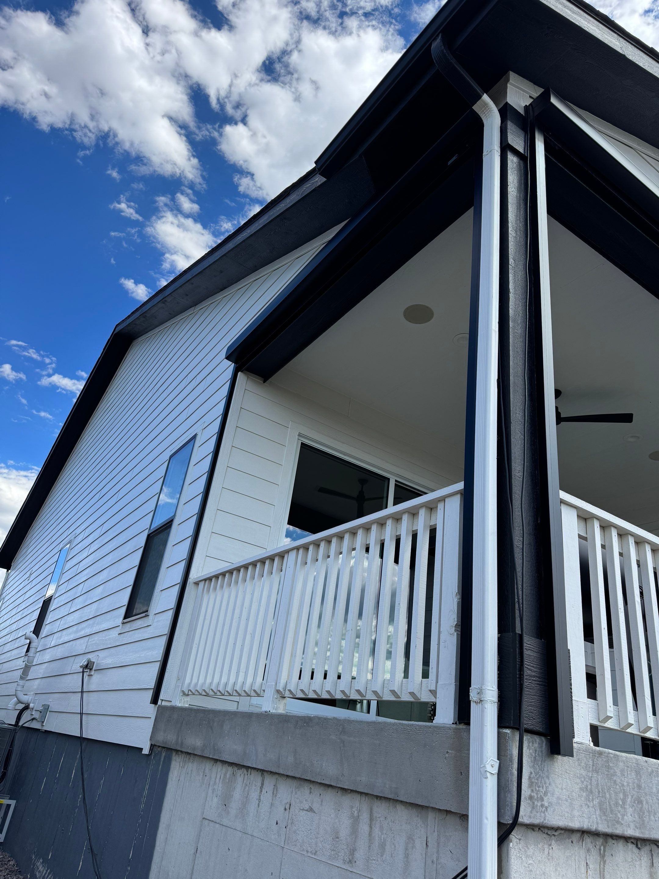 Motorized Exterior MagnaTrack Screen Installation for Castle Rock Patio by Outdoor Solutions Colorado
