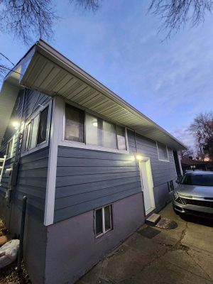 Ogden | Custom Hardie Transformation | Boothbay Blue & Summer Wheat Shakes