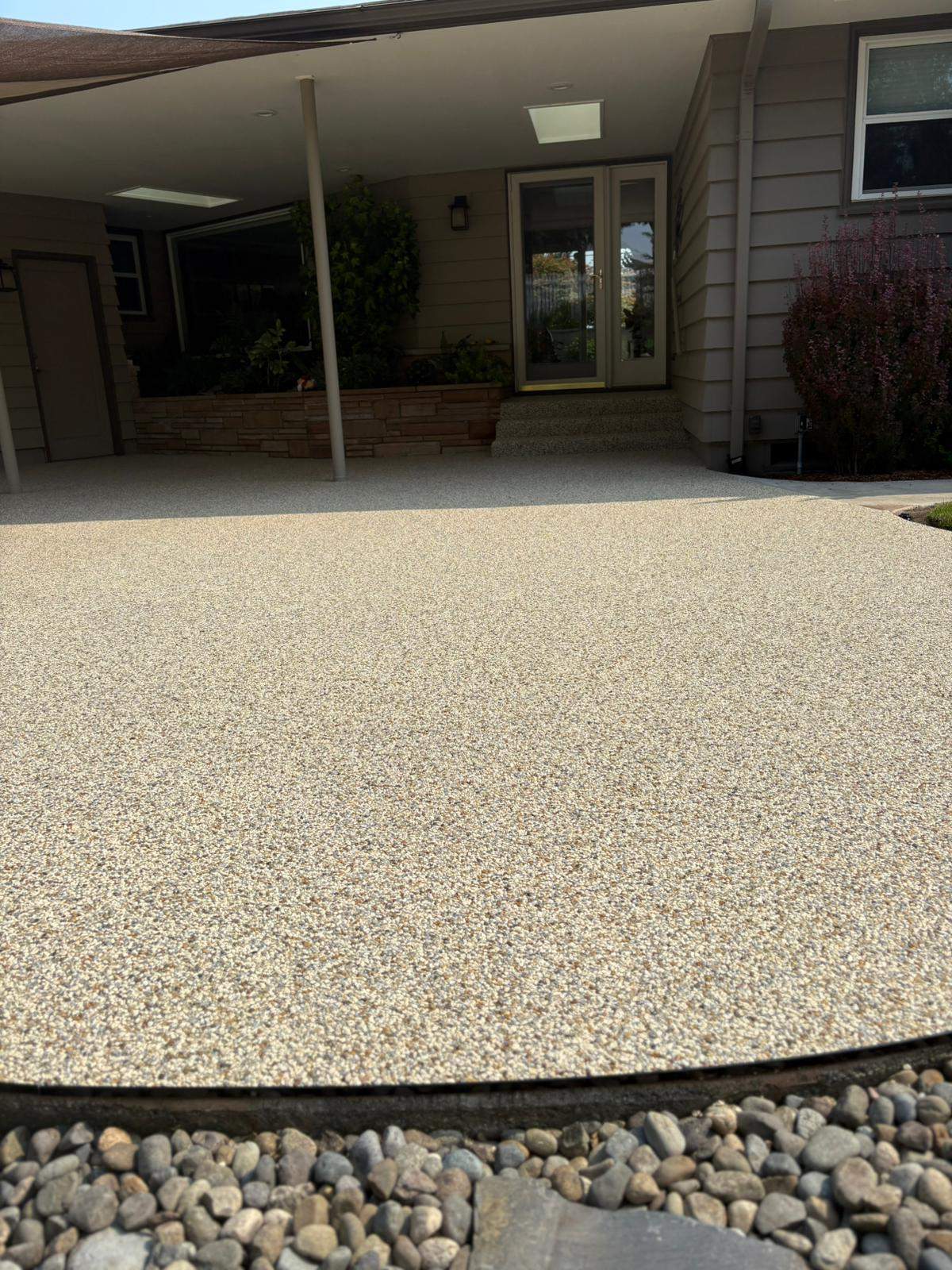 Timeless Charm Patio in Sistine Chapel by Concrete Coating Experts Inc.