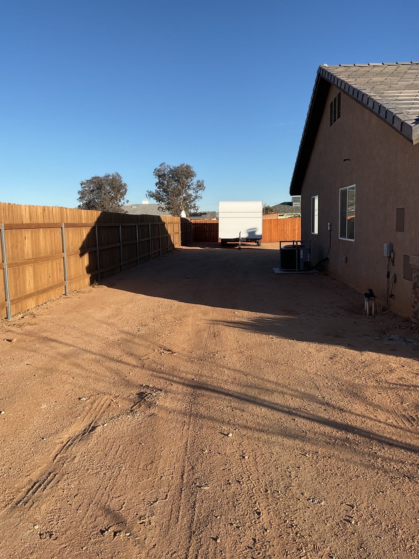 Gate installation using Vinyl by Fence Guys Inc. 