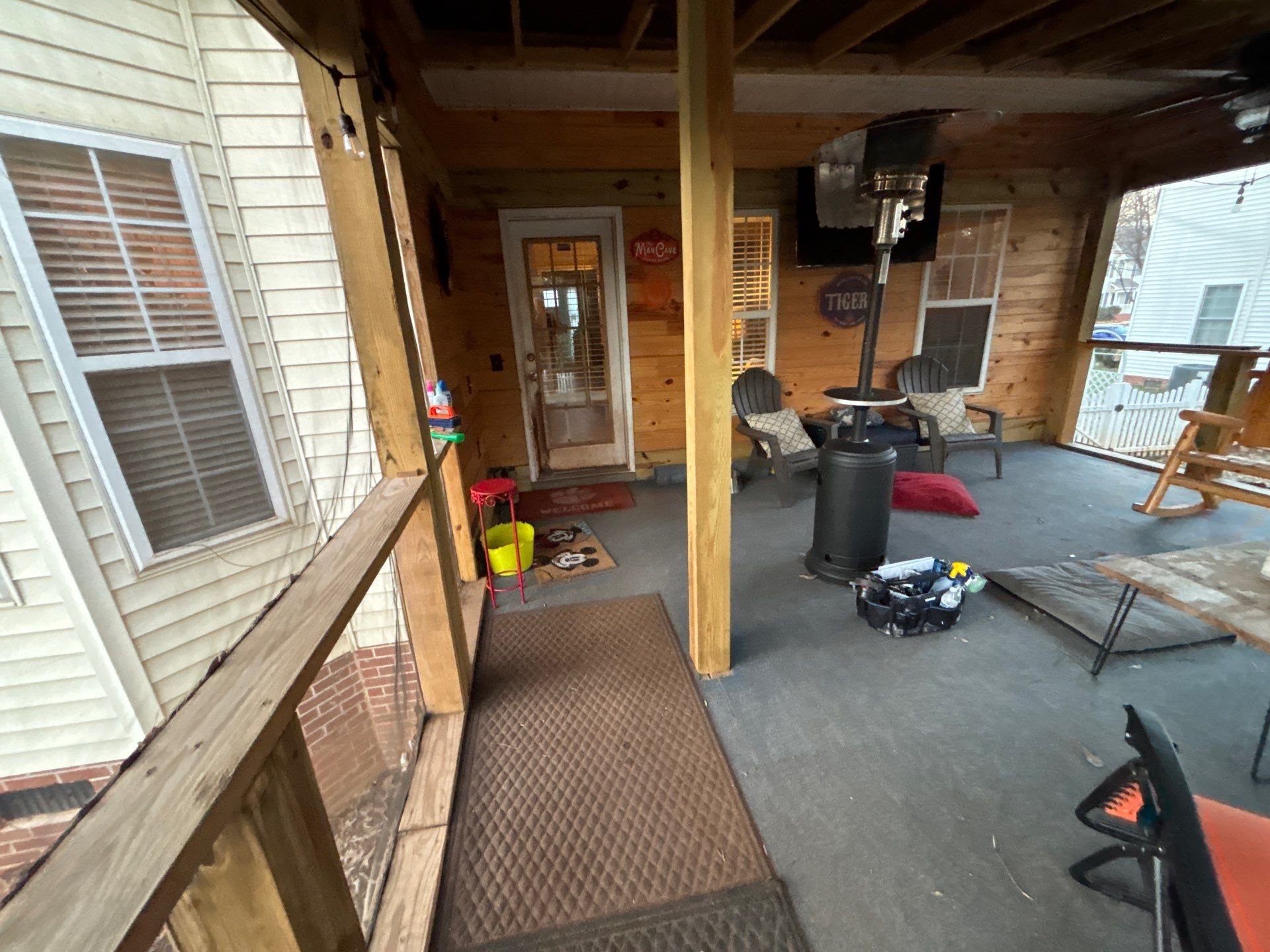 Screened Porch using Wood Sealant by DuraSeal