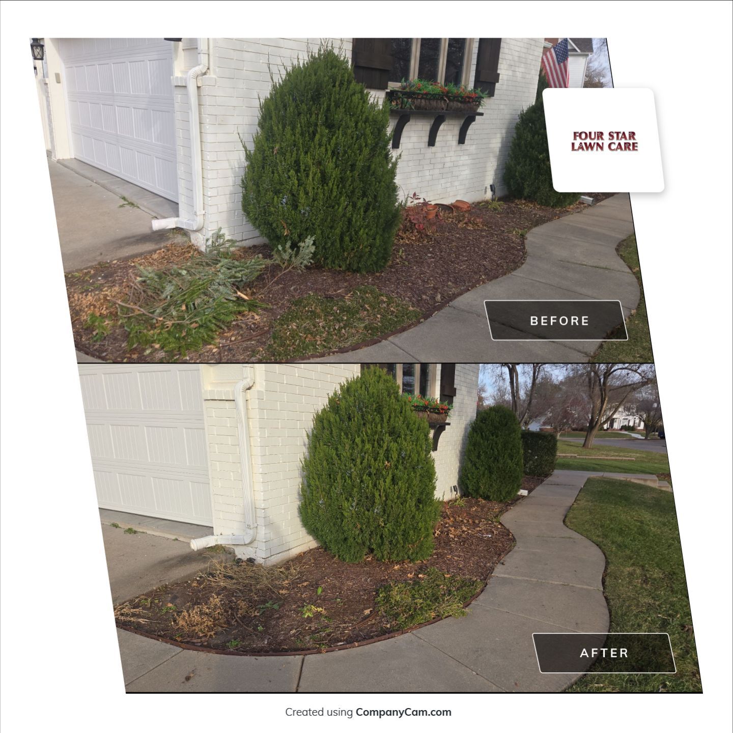 Project in Wichita by Four Star Lawn Care