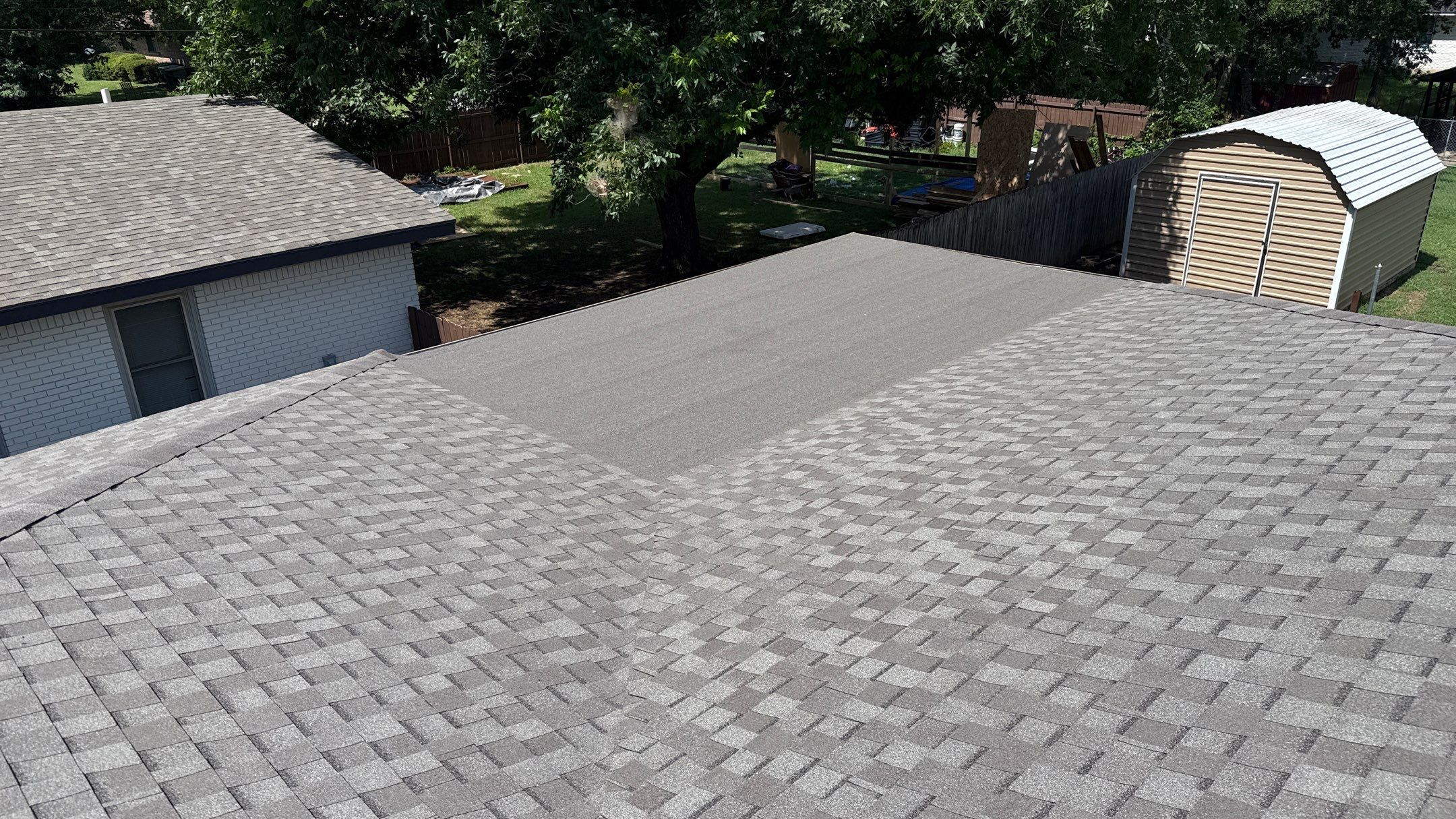 Sherman Residential Roof Replacement With Tamko Titan Weathered Wood Shingles by Armor Roofing | Exteriors