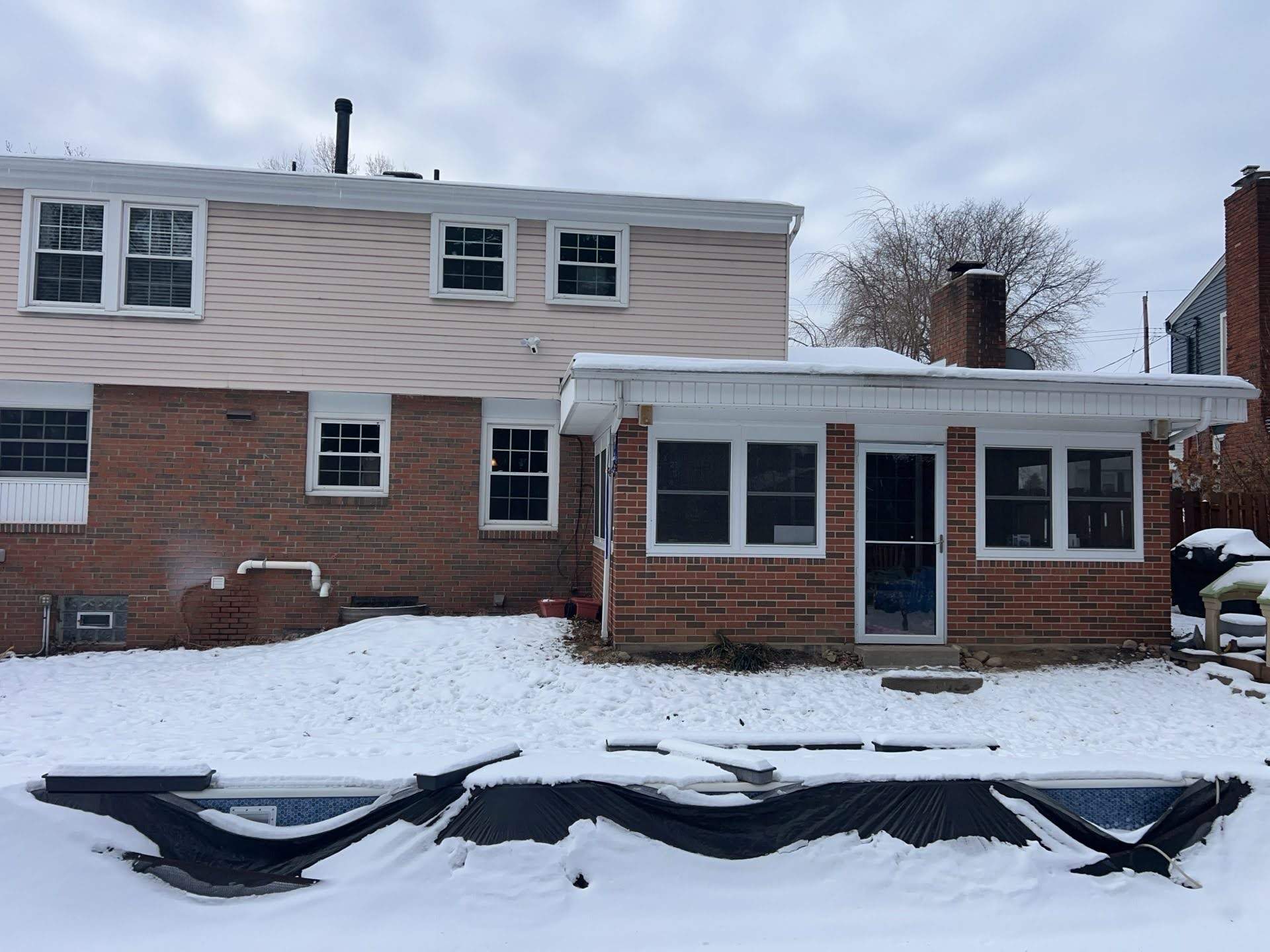 James Hardie Vinyl Siding Installation on Two-Story Brick Home in Sewickley by Ideal Siding Pittsburgh