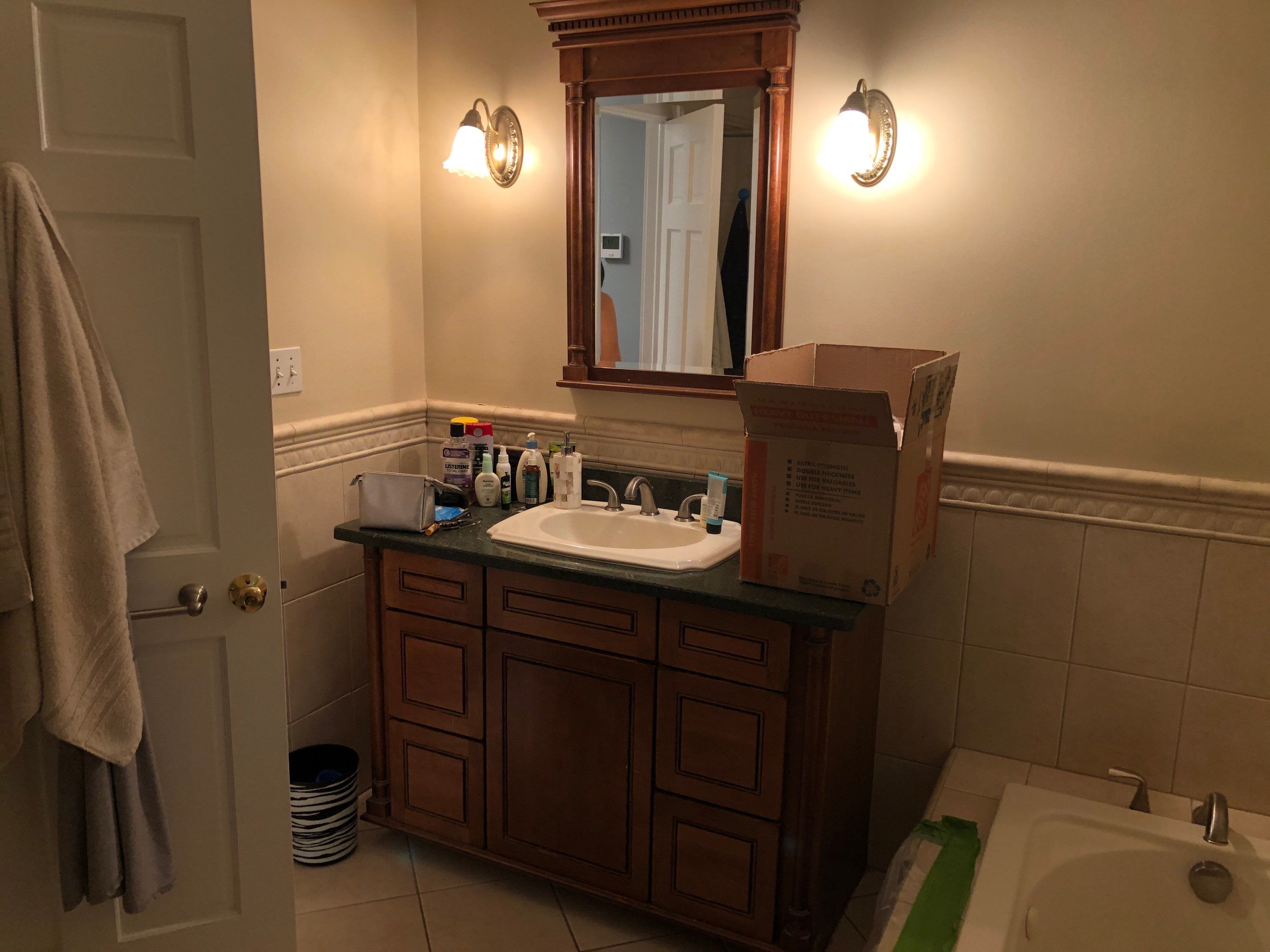 Bathroom Remodel using Tile by Home Concepts Construction