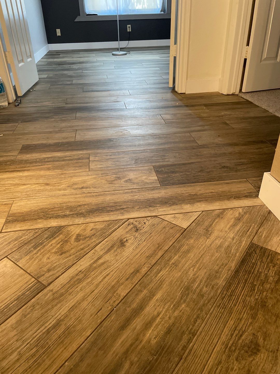 Flooring Installation using Luxury Vinyl Plank by Footprints Floors of Chandler 