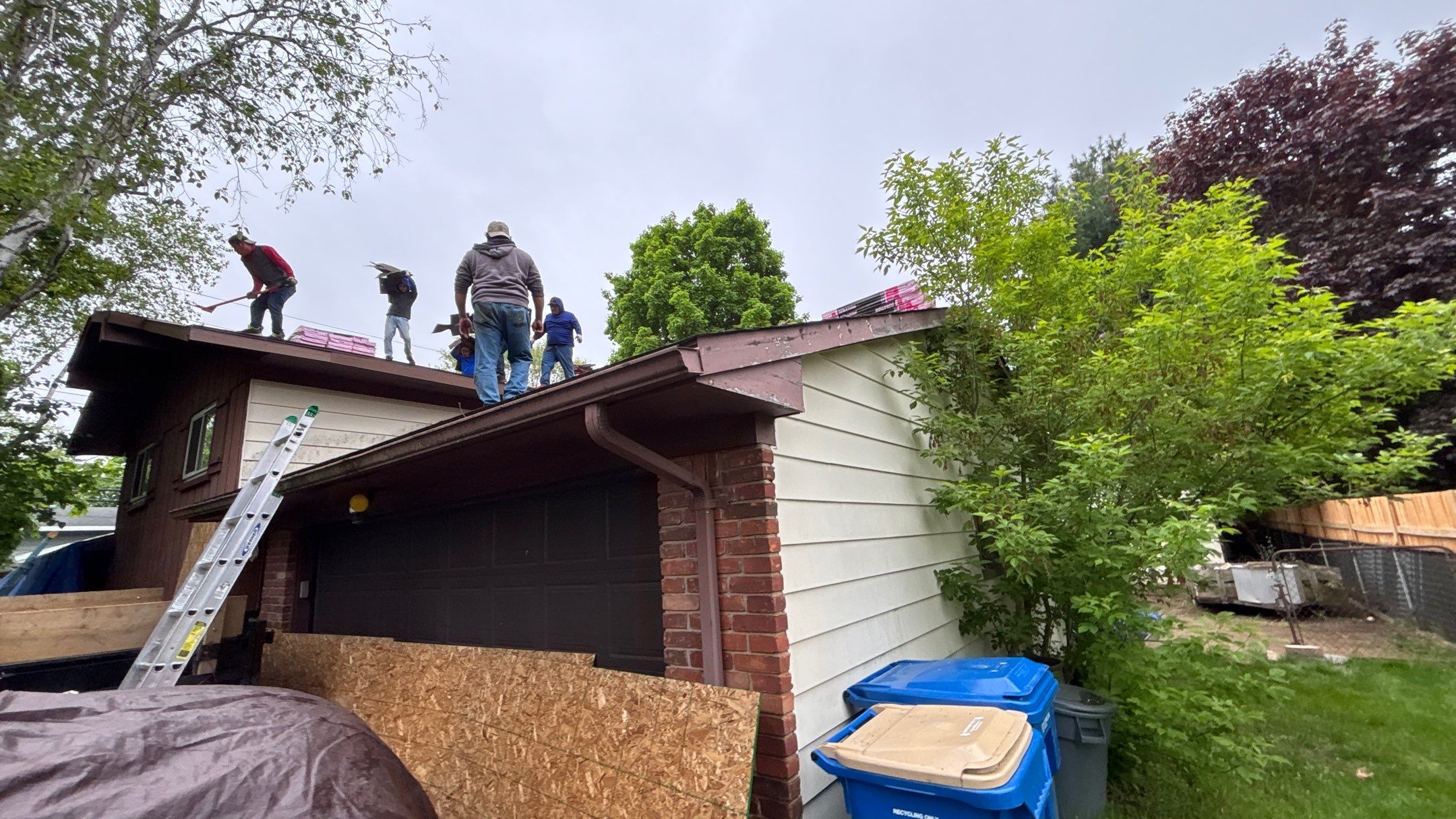 Roof Replacement using Owens Corning Teak by 180 Contractors