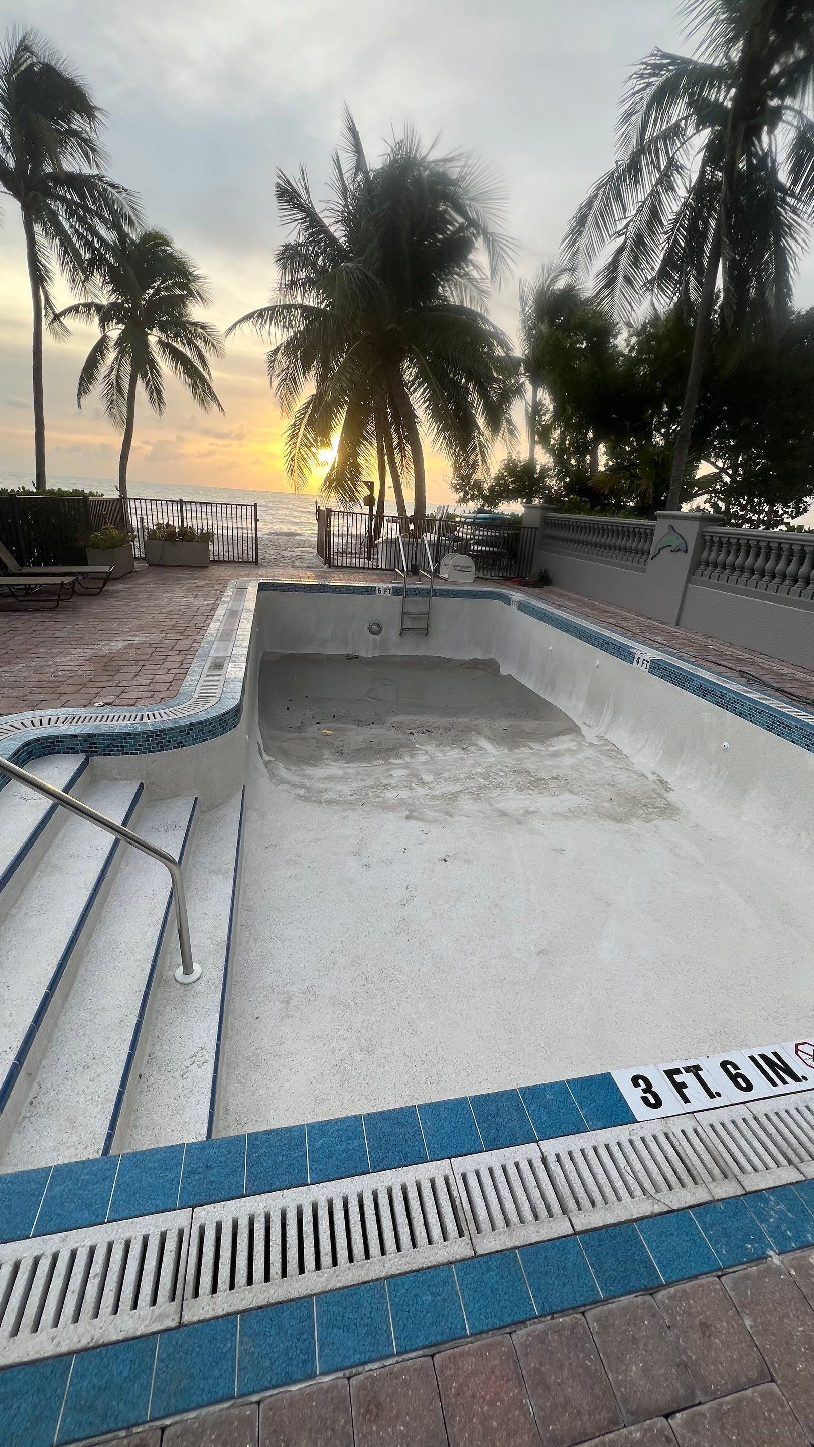 Naples Resort Pool Cleanout and Stormwater System Maintenance by Don Mar, Inc. Storm Water Solutions