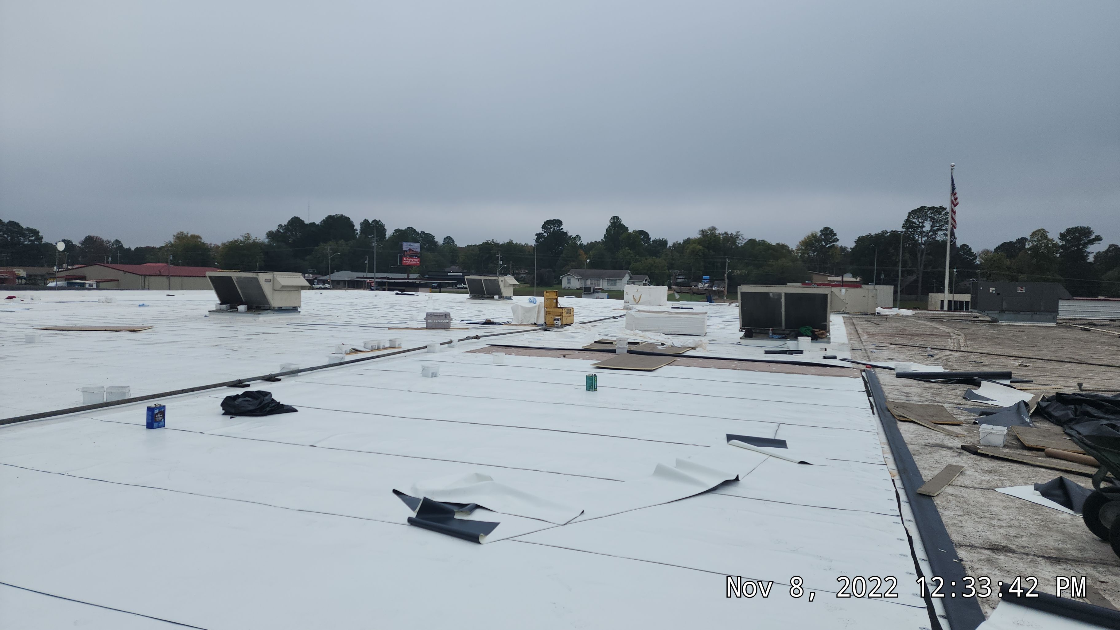 VA Clinic/Tractor Supply in Idabel, Oklahoma by Hostetler Roofing