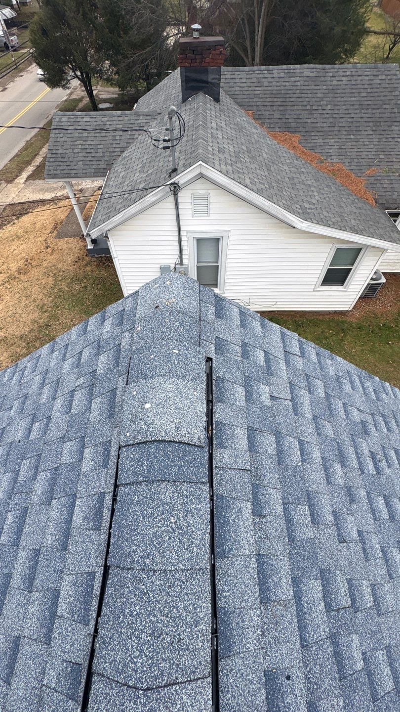 Residential Roofing Installation using GAF Timberline HDZ Biscayne Blue by Rainstoppers Roofing