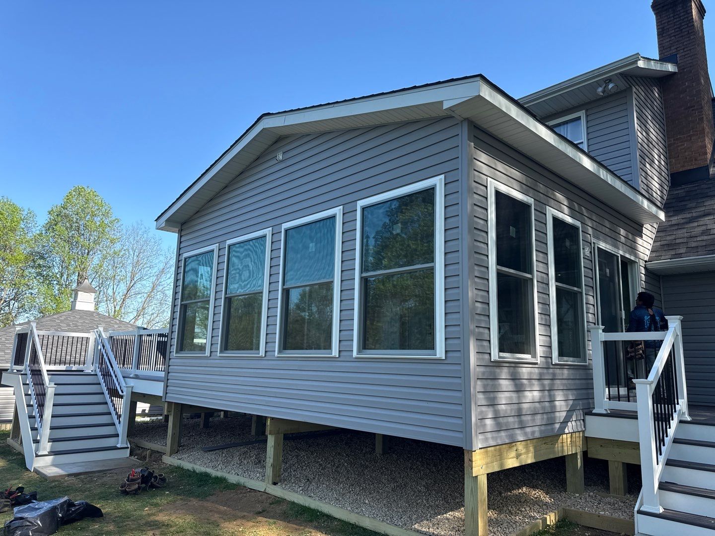 Addition & Deck  by Bec Construction Llc