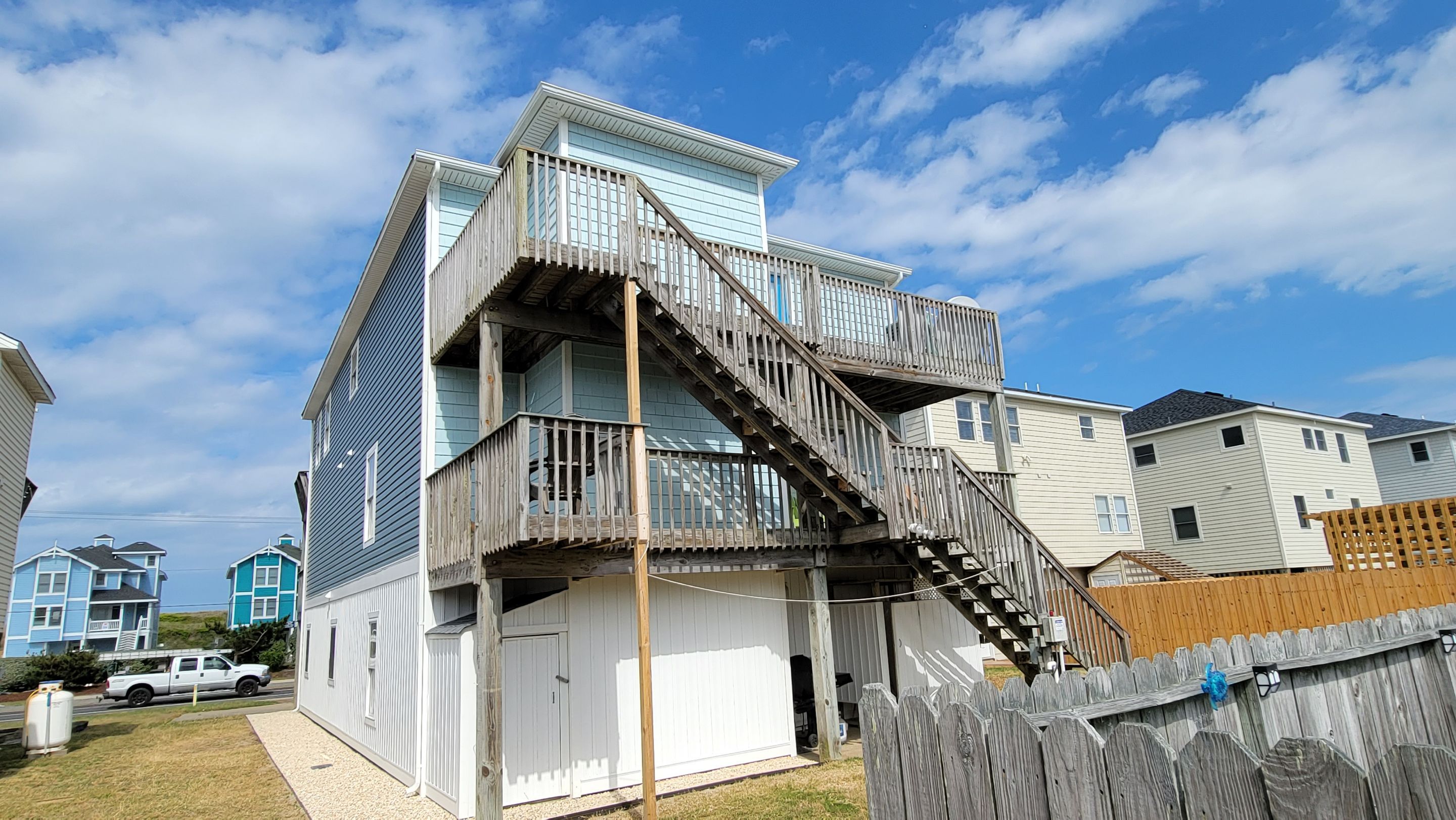 From Bland to Blue by Gallop Roofing & Remodeling, Inc.